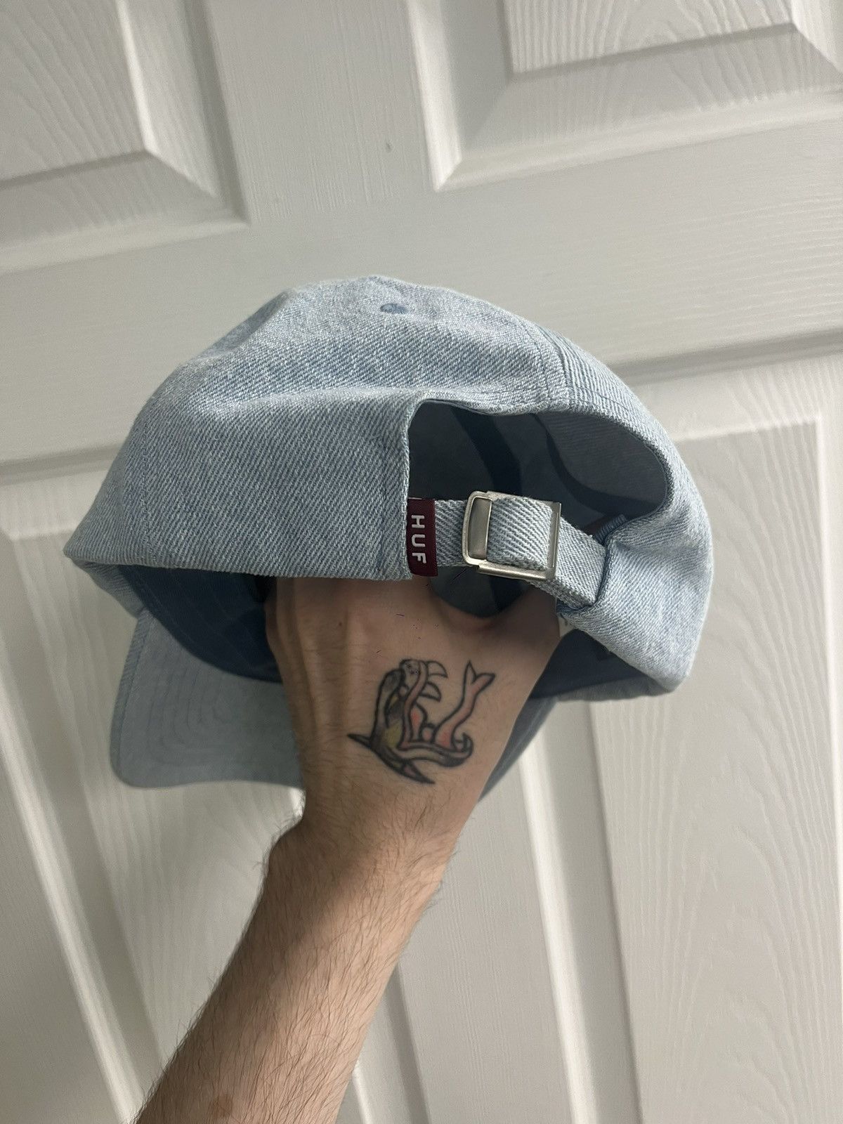 Huf HUF Skateboards Embroidered Denim Cap Size ONE SIZE - 3 Thumbnail