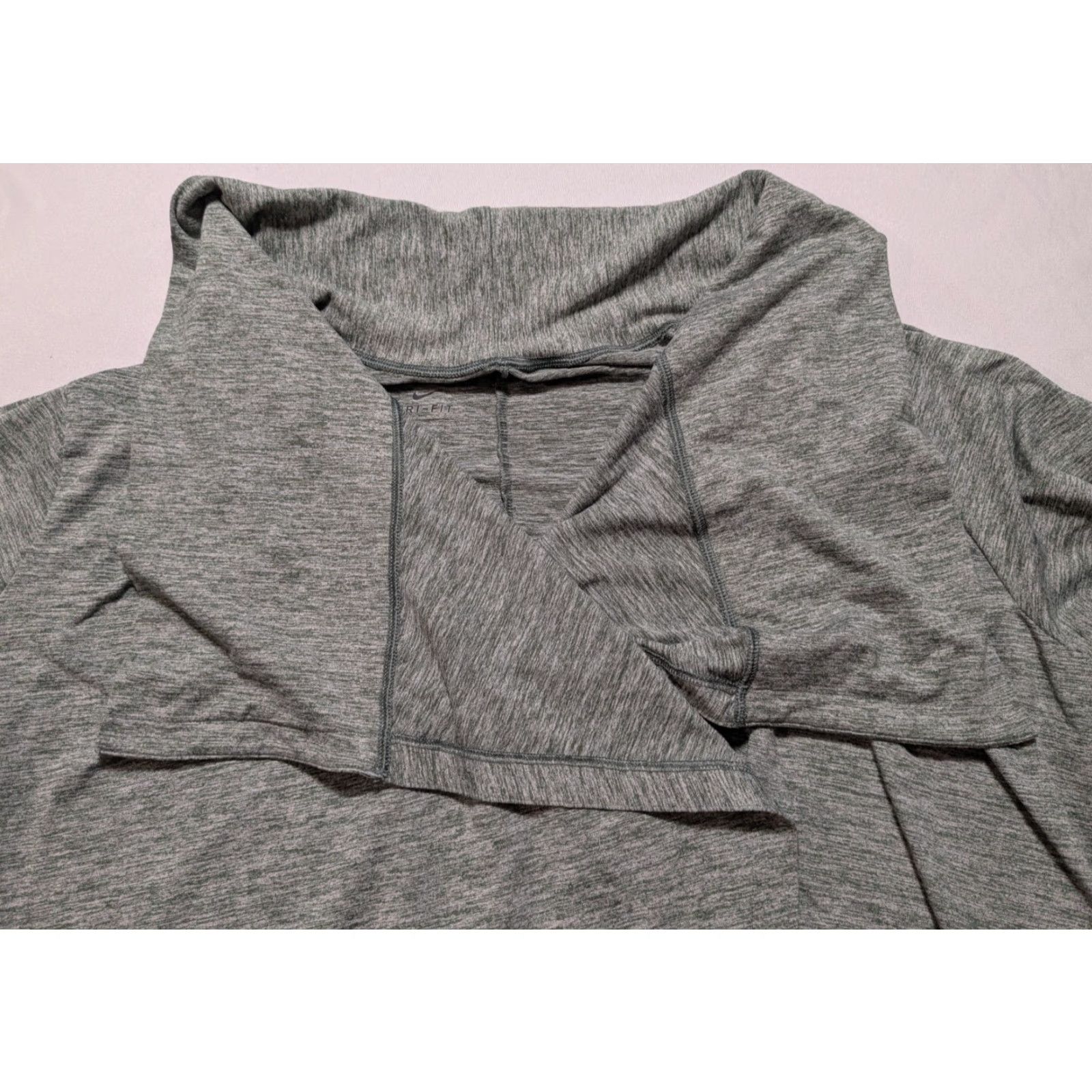 Nike Nike Dri-Fit Yoga Collection Cardigan Open Front Green Marl Women XL CD3210 Size XL / US 12-14 / IT 48-50 - 3 Thumbnail