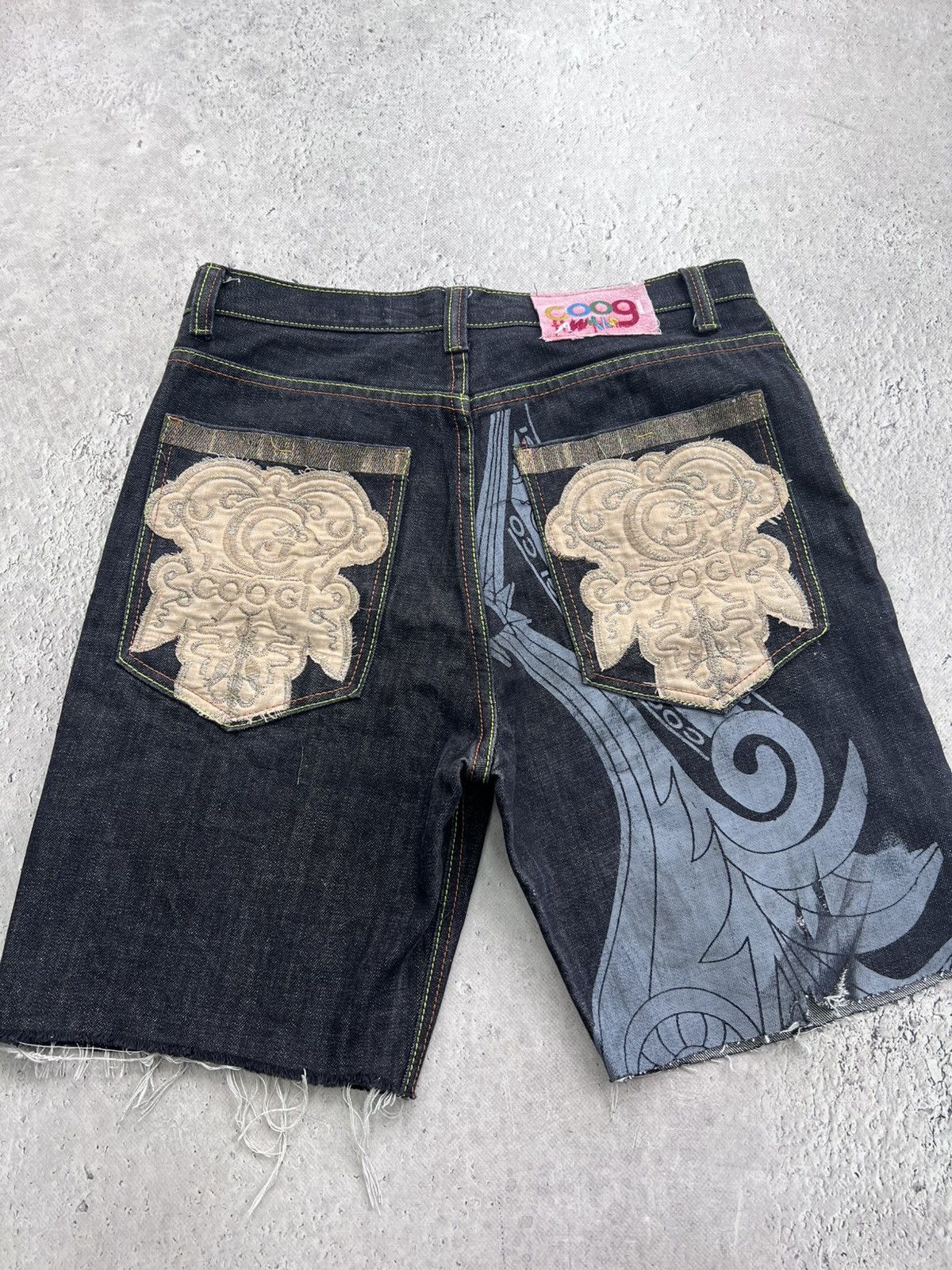 Coogi × Vintage VINTAGE BAGGY COOGI RAP PANTS SHORTS JNCO STYLE DISTRESSED Size US 32 / EU 48 - 8 Thumbnail