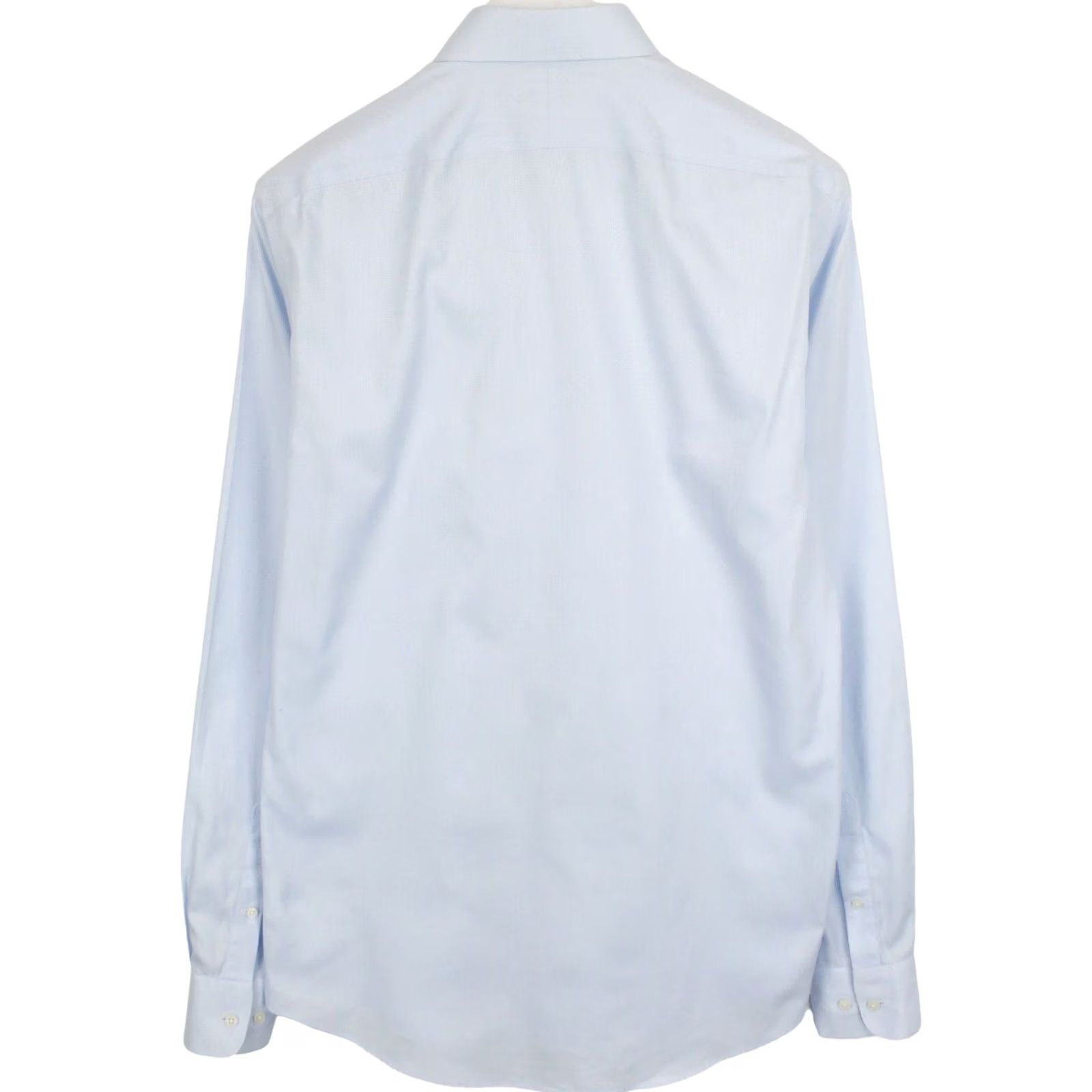 Suitsupply Suitsupply Slim Fit Formal Shirt Men's 39-7 / 15 1/2L Spread Collar Light Blue Dress Shirt Button-Up Casual Size 40R - 2 Thumbnail