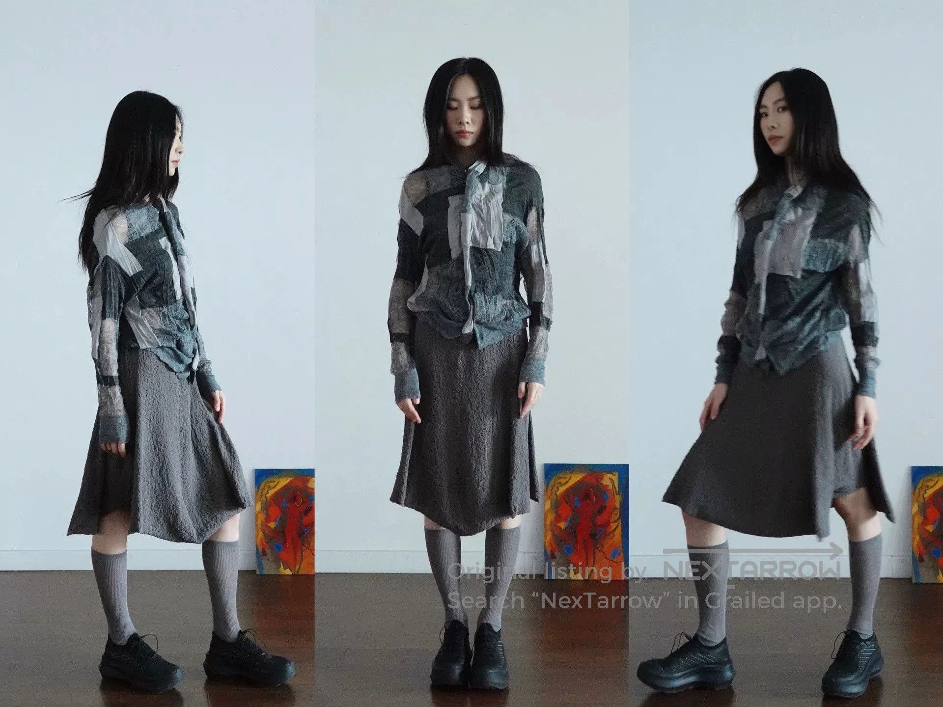 Junya Watanabe elegant layered cardigan with lace detail. Size US S / EU 44-46 / 1 - 3 Thumbnail