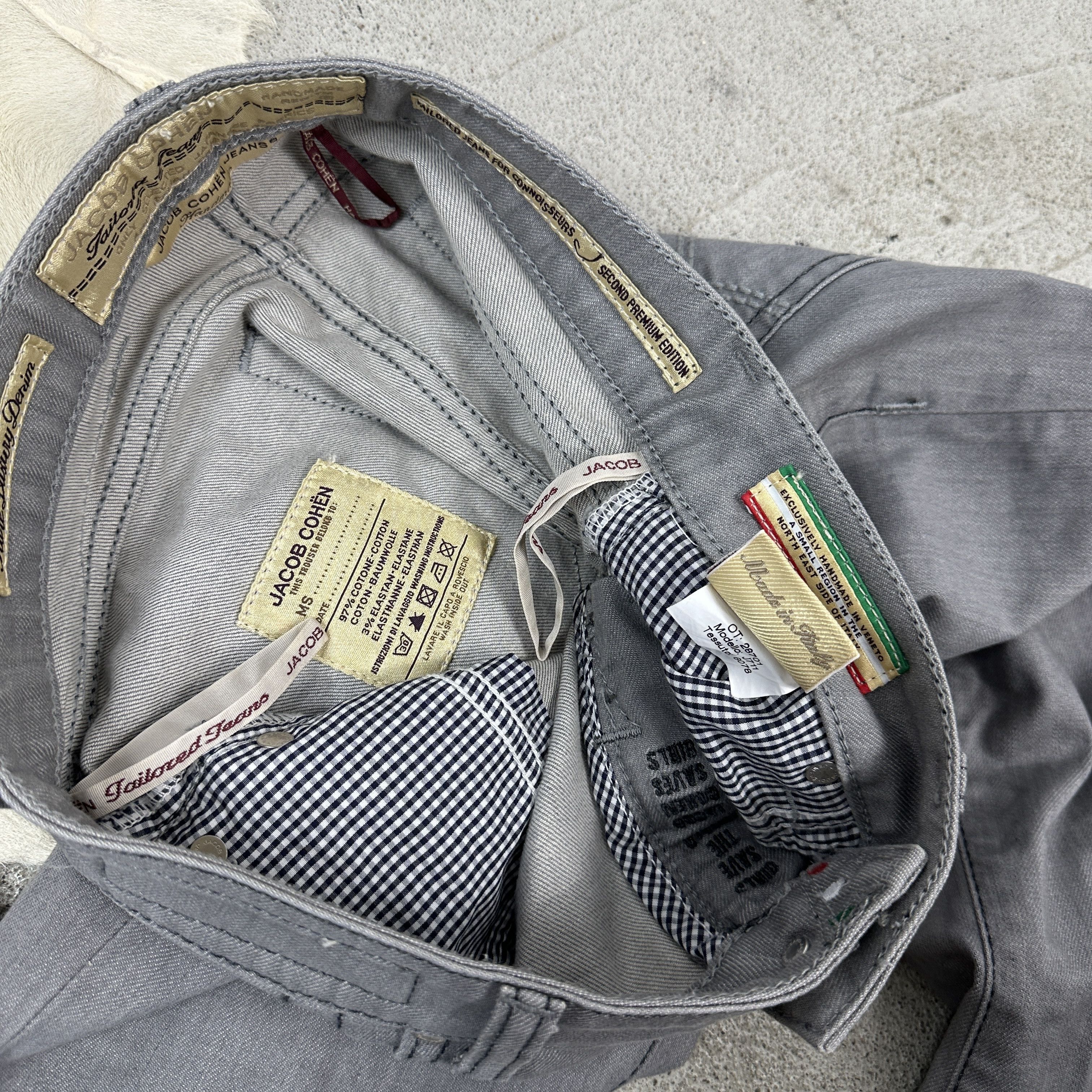 Jacob Cohen × Vintage Vintage Denim Y2K Casual Jacob Cohen Jeans Size 27" / US 4 / IT 40 - 7 Thumbnail