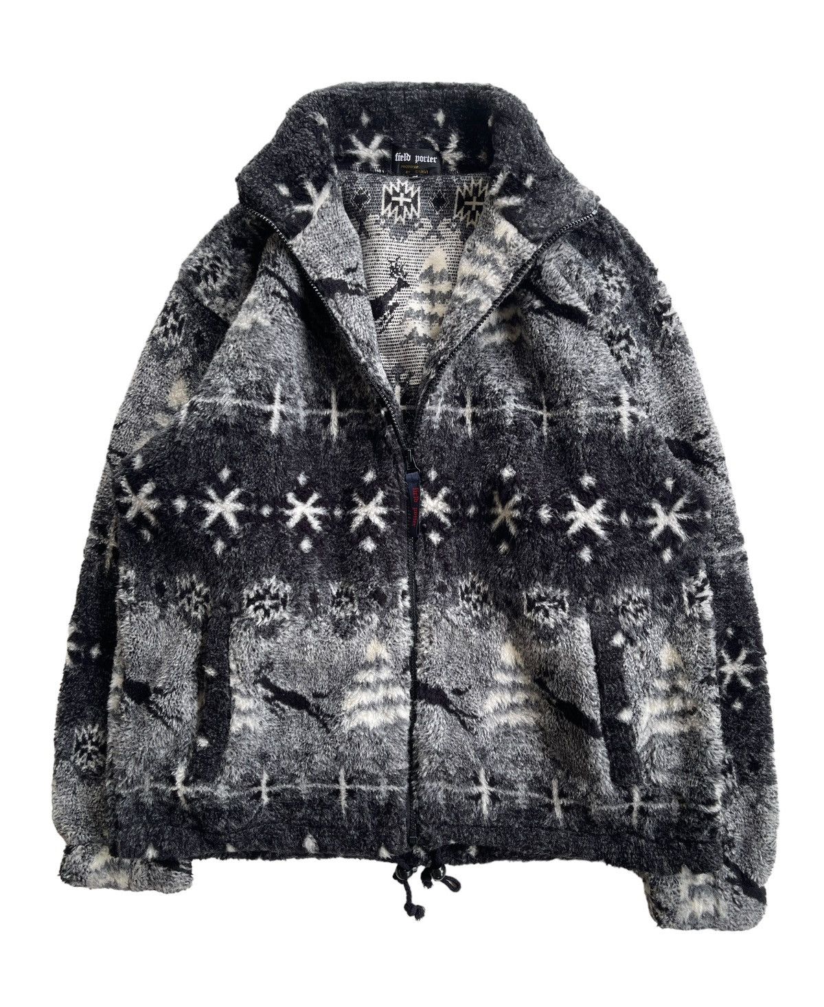 Japanese Brand Field Porter Teddy Fleece Printed Jacket Size US M / EU 48-50 / 2 - 3 Thumbnail