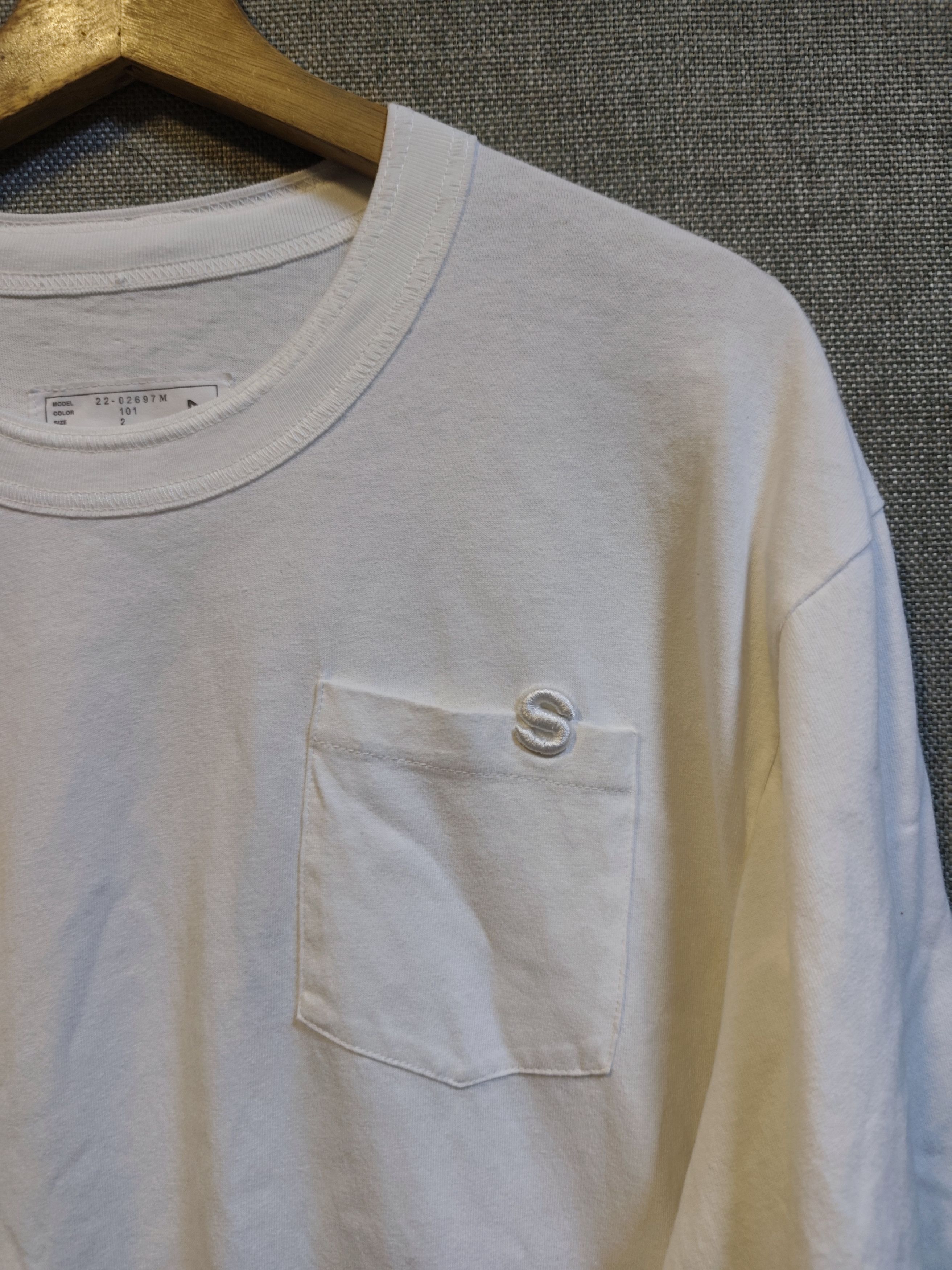 Sacai Sacai Pocket Tee Size US XL / EU 56 / 4 - 3 Thumbnail