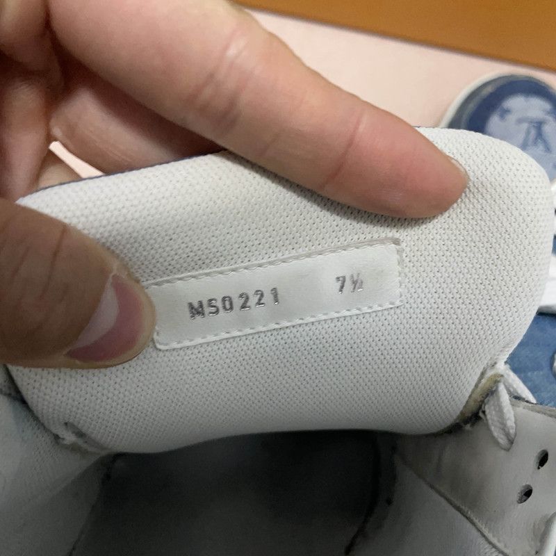 Louis Vuitton Louis Vuitton Denim Low-top Fashion Sneakers - Size US 8 / EU 41 - 5 Thumbnail