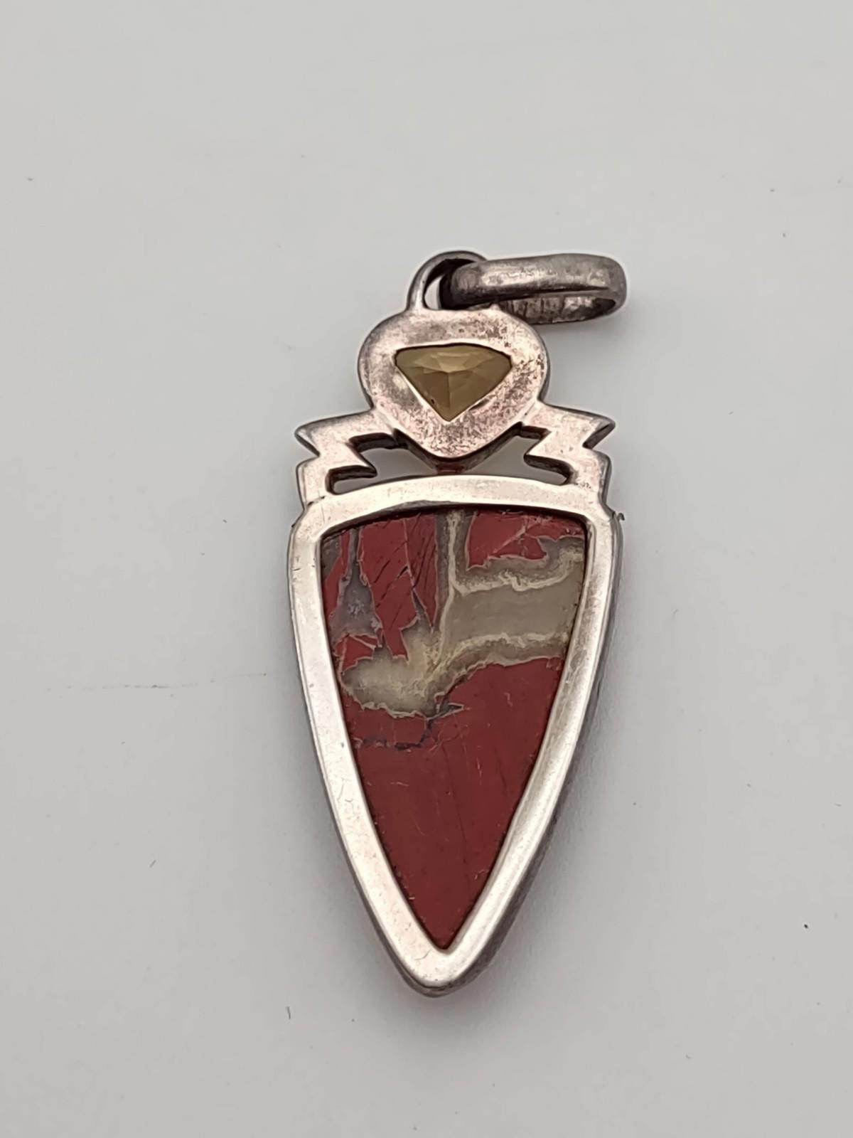 The Unbranded Brand 925 Noreena Jasper & Citrine Pendant 12.27g Size ONE SIZE - 2 Thumbnail
