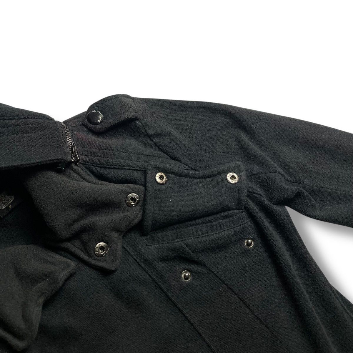 If Six Was Nine × Japanese Brand × Le Grande Bleu (L.G.B.) 🇯🇵 BARAK ASYMMETRICAL FULL ZIP HOODIE JACKET Size S / US 4 / IT 40 - 6 Thumbnail