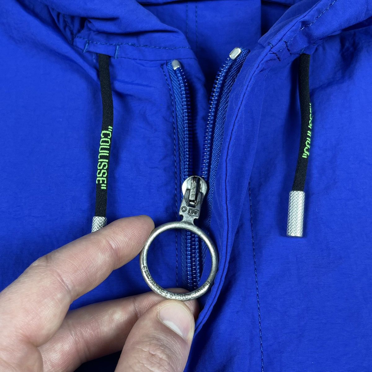 Off-White Off-White Logo Windbreaker Coat Full-length jackets Size US S / EU 44-46 / 1 - 8 Thumbnail