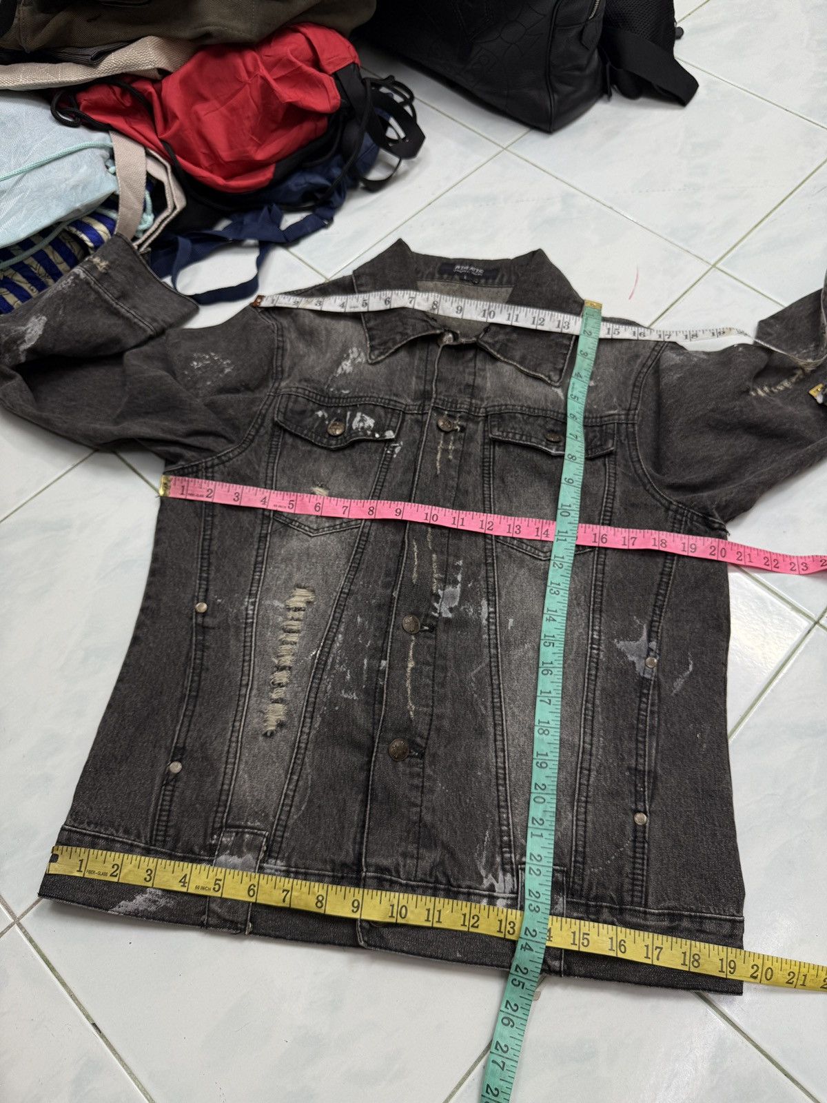 14th Addiction 💥💥🔥STEALS IN THE ATTIC DENIM JACKET Size M / US 6-8 / IT 42-44 - 19 Thumbnail