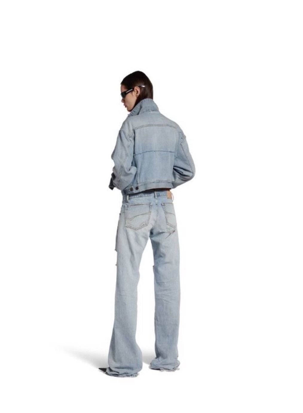 Balenciaga Fitted Low Waist Denim Pants Jeans Size 27" / US 4 / IT 40 - 4 Thumbnail