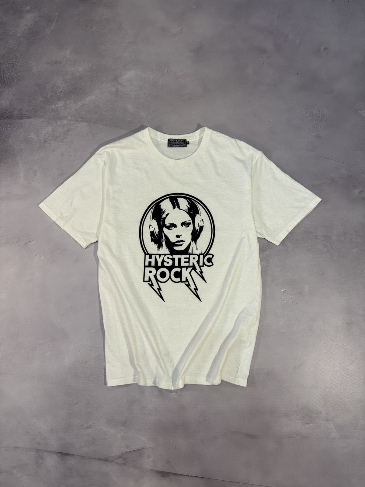 Hysteric Glamour Hysteric Glamour HYS Rock Tee(White/M) Size US M / EU 48-50 / 2 - 1 Thumbnail