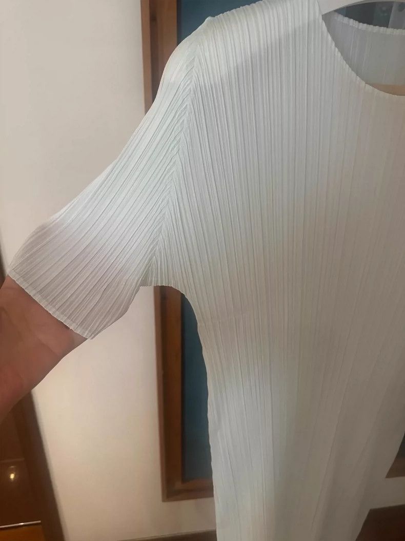 Issey Miyake Issey Miyake Mint green dress Size L / US 10 / IT 46 - 2 Thumbnail