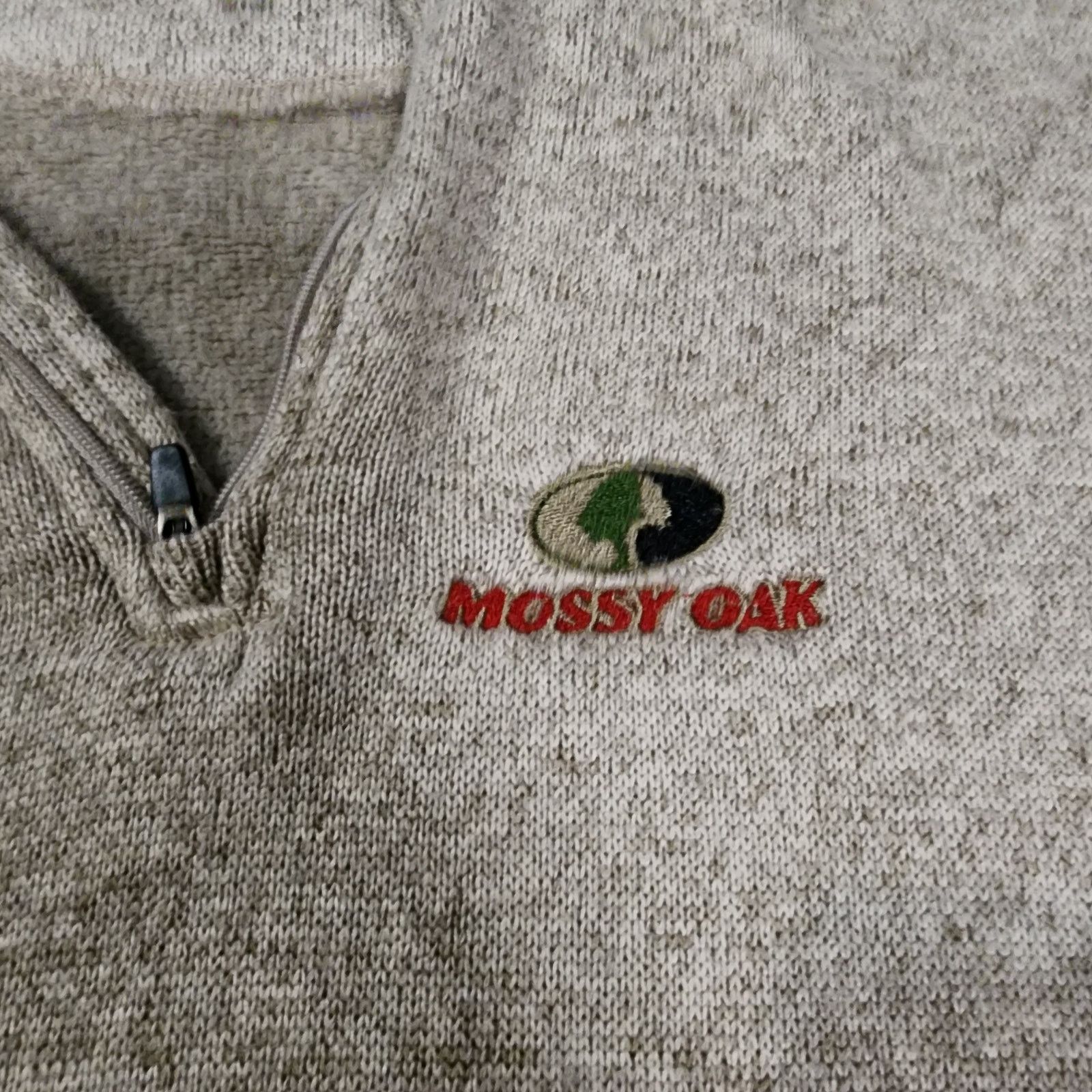 Mossy Oaks Mossy Oak 1/4 zip pullover sweater men's size XL beige 2296 Size US XL / EU 56 / 4 - 3 Thumbnail