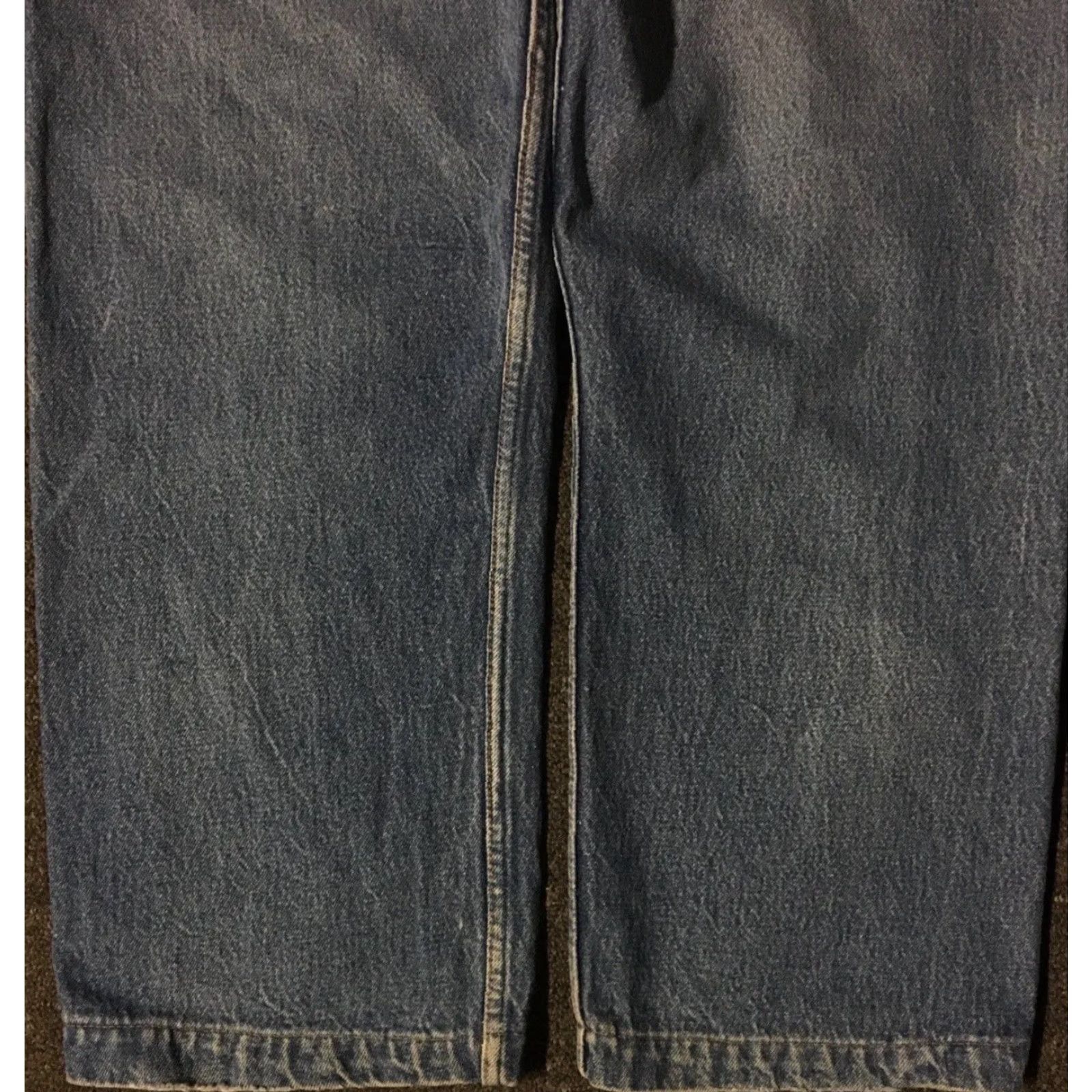 Levi's VINTAGE Levi's 501 Jeans Mens Denim Blue 39/26 Button Fly Distressed Faded Grunge 80s 90s USA 501 Model Straight Regular Mar 40 40s? Size US 40 / EU 56 - 4 Thumbnail