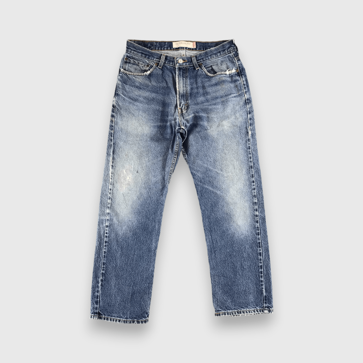 Levi's Vintage Blue Wash Levis 505 Jeans- J1297 Size US 35 - 1 Thumbnail