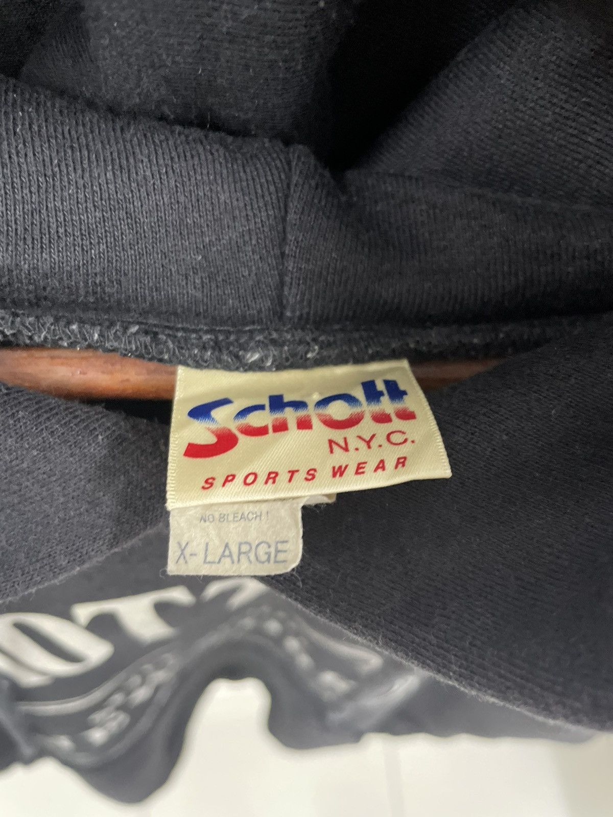 Avirex × Schott Vintage Schott NYC Hoodie Size US L / EU 52-54 / 3 - 6 Thumbnail