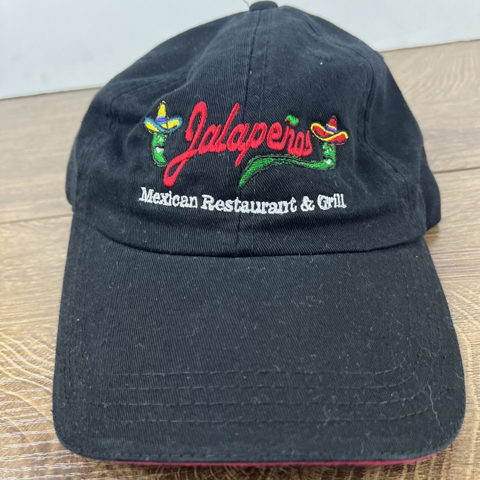 Other Jalapenos Mexican Restaurant Grill Hat Black Adjustable Hat Size ONE SIZE - 6 Thumbnail