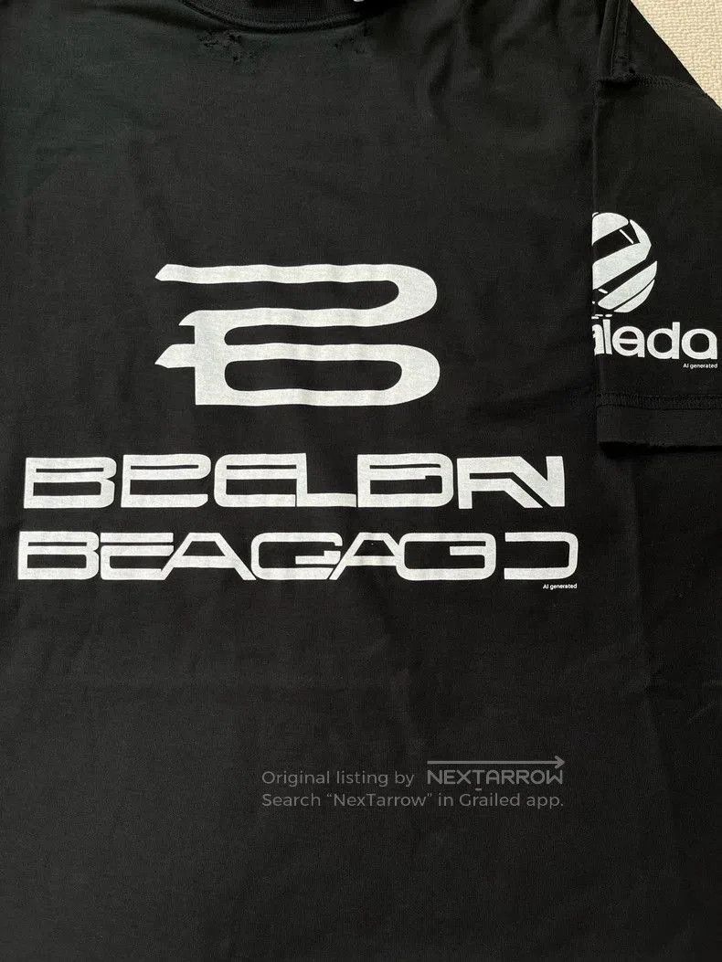 Balenciaga Balenciaga Logo Print Short Sleeve T-shirt. Size US XXS / EU 40 - 2 Thumbnail