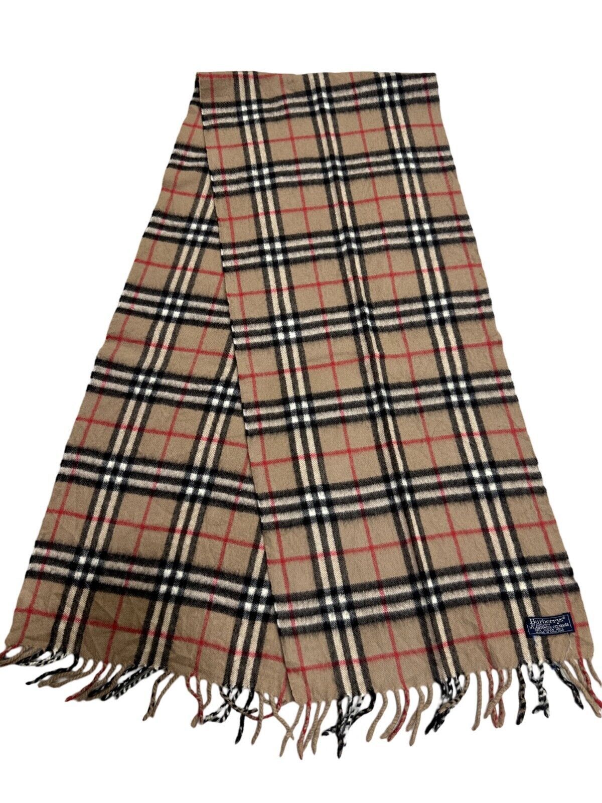 Burberrys Authentic Unisex Scarf 75%Lambswool 25%Angora