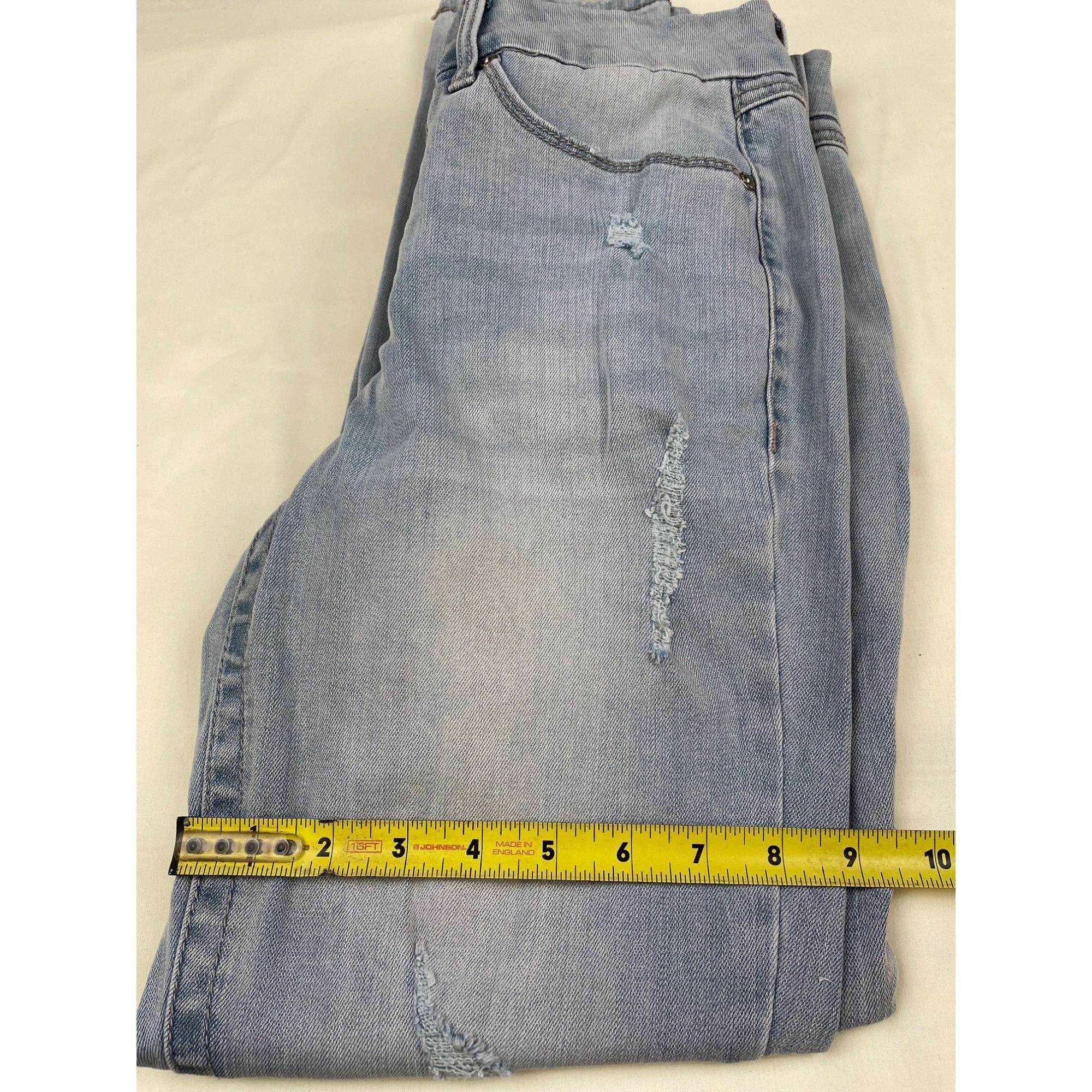 Other Seven7 Women's Light Blue Jeans Tummyless High Rise Size 8x2 Size 30" / US 8 / IT 44 - 7 Thumbnail