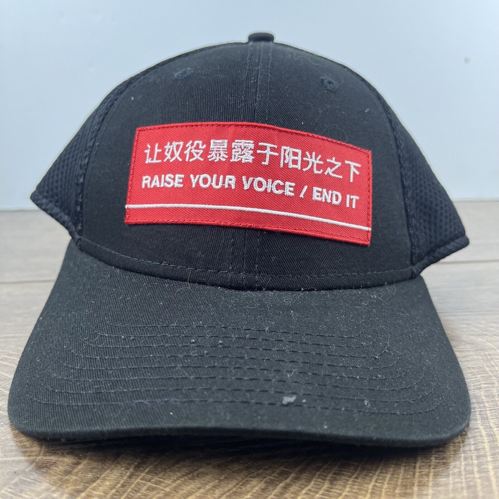 New Era Raise Your Voice Hat Snapback Hat Black Hat End It Black Adu Size ONE SIZE - 1 Thumbnail