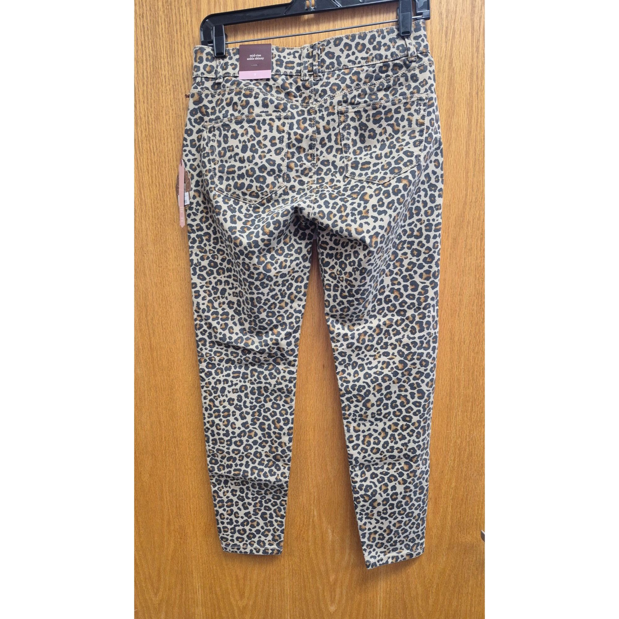 Other Knox Rose Womens Leopard Print Ankle Skinny Pants Size 8 Com Size 30" / US 8 / IT 44 - 11 Thumbnail
