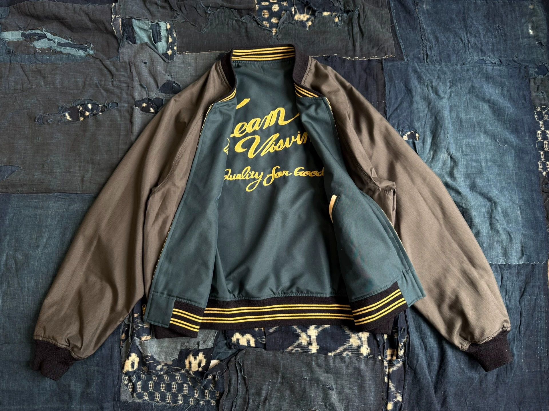 Visvim VISVIM 25SS Douglas Team Jacket Embroidered Reversible Blue Size US M / EU 48-50 / 2 - 5 Thumbnail