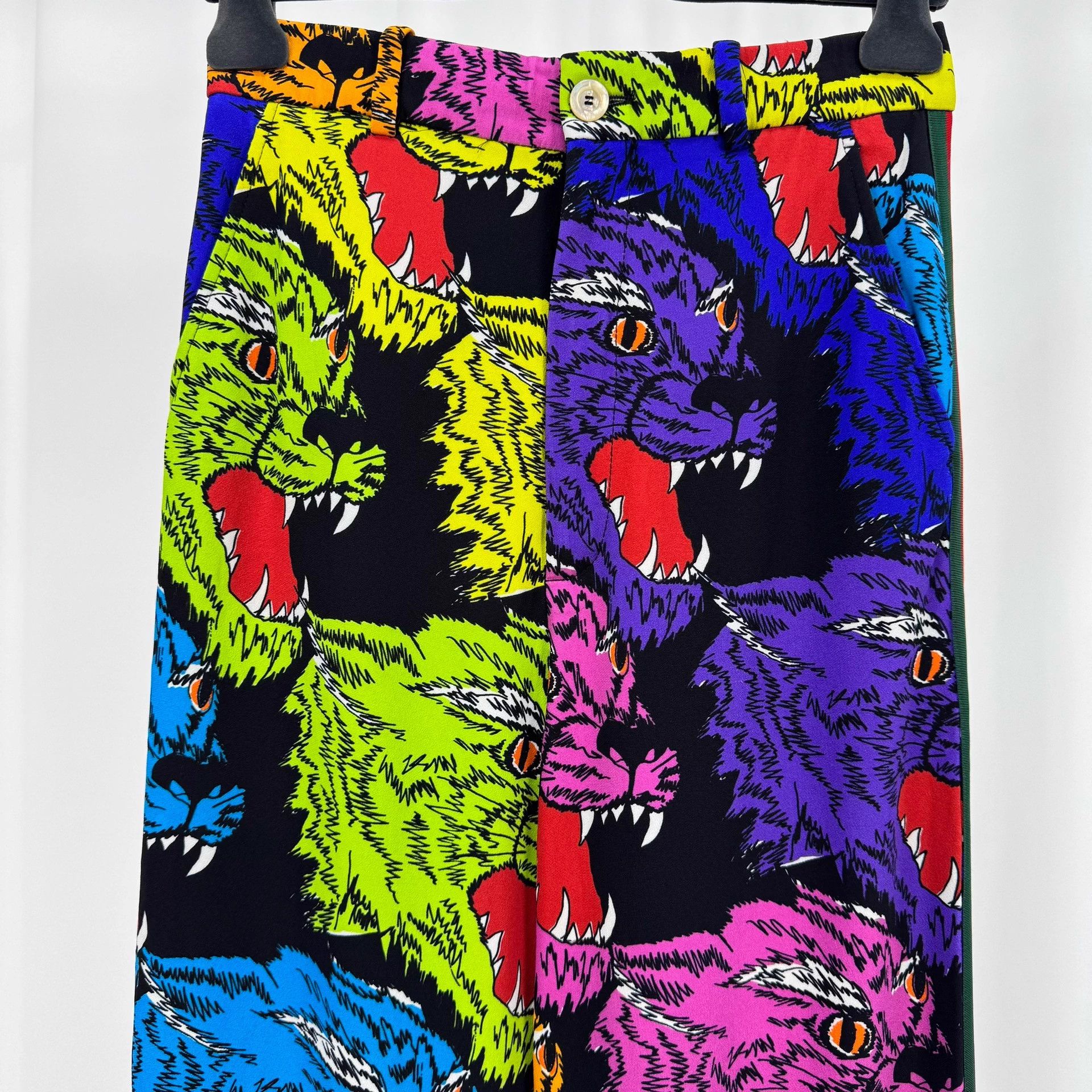 Gucci Gucci Tiger Head Web Casual Pants 38 98 New Size 34" / US 12 / IT 48 - 3 Thumbnail