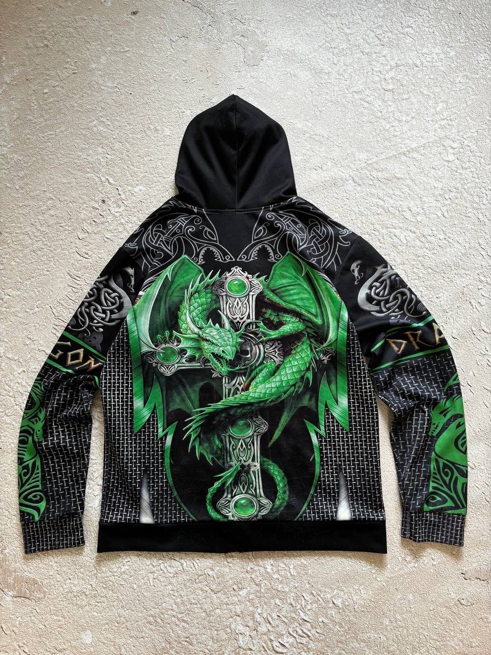 Christian Audigier × Ed Hardy × Vintage Vintage Ed Hardy by Christian Audigier style hoodie Size US L / EU 52-54 / 3 - 4 Thumbnail