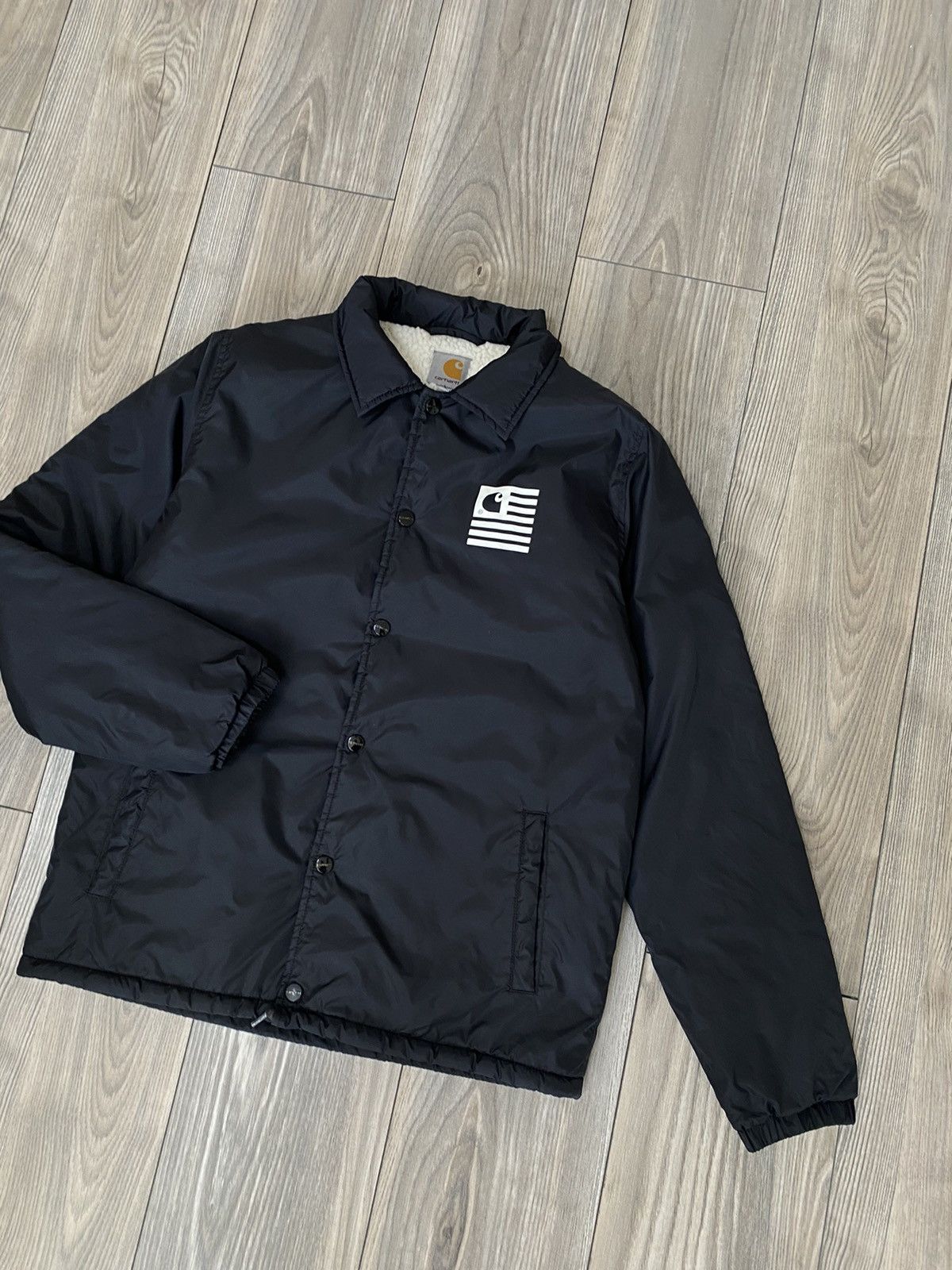 Carhartt Carhartt State Pile Nylon Black Jacket Men's Size S Size US S / EU 44-46 / 1 - 3 Thumbnail