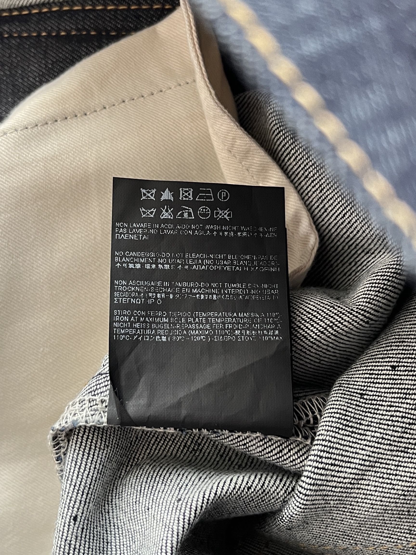 Hedi Slimane × Saint Laurent Paris 2012 Saint Laurent by Hedi D01 Raw Denim Jeans Size 27" / US 4 / IT 40 - 5 Thumbnail