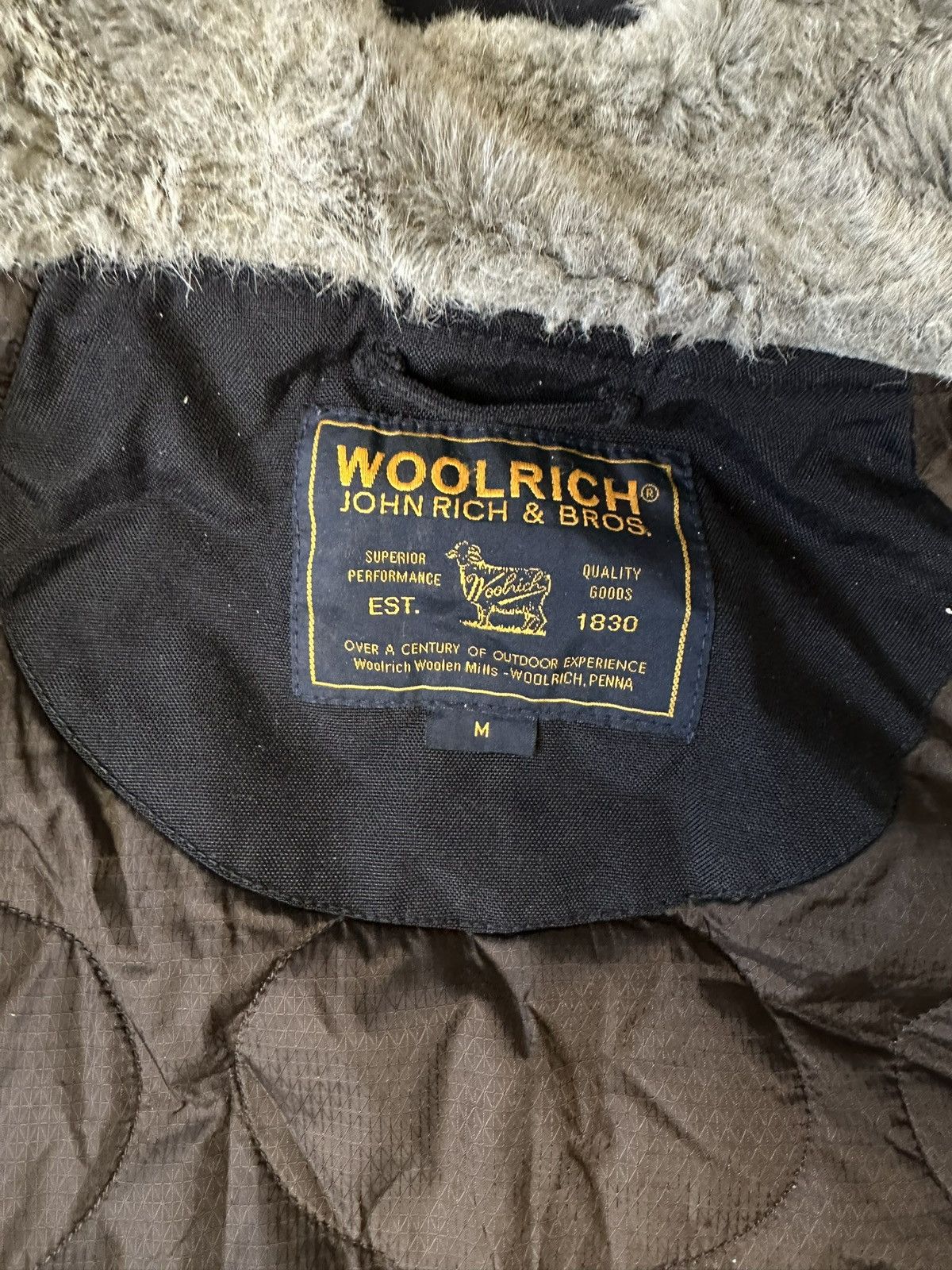 Woolrich Woolen Mills Rare Woolrich John Rich & Bros.Faux Fur Winter Bobmer Jacket Size US M / EU 48-50 / 2 - 11 Thumbnail