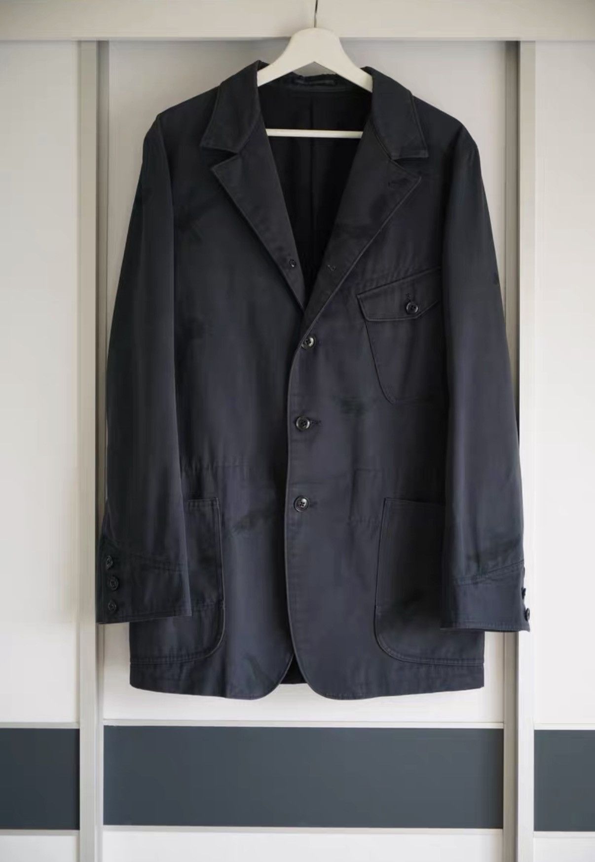 Yohji Yamamoto Yohji Yamamoto 11aw Original All-Over Crow Print Blazer K4 Size US L / EU 52-54 / 3 - 1 Thumbnail