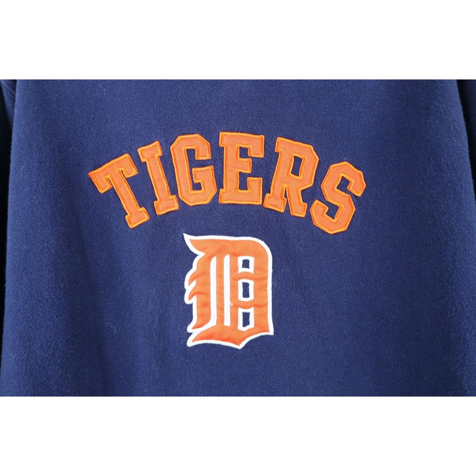 Adidas × Vintage Vintage Adidas Detroit Tigers Baseball Old English D Hoodie Size US S / EU 44-46 / 1 - 5 Thumbnail
