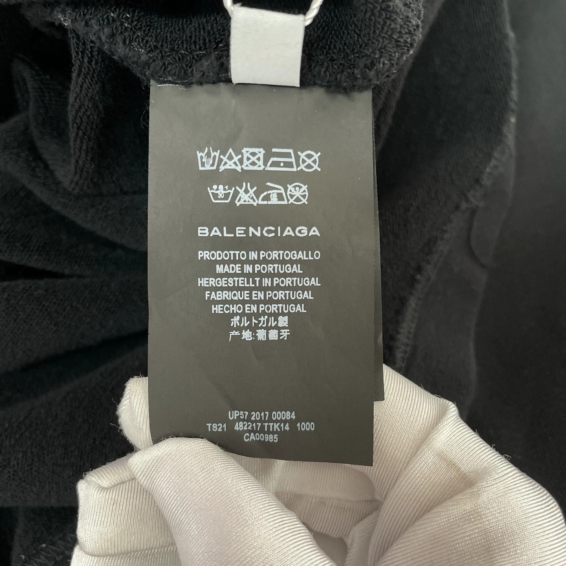 Balenciaga Balenciaga Black Hoodie XS Consignment Size XS / US 0-2 / IT 36-38 - 7 Thumbnail