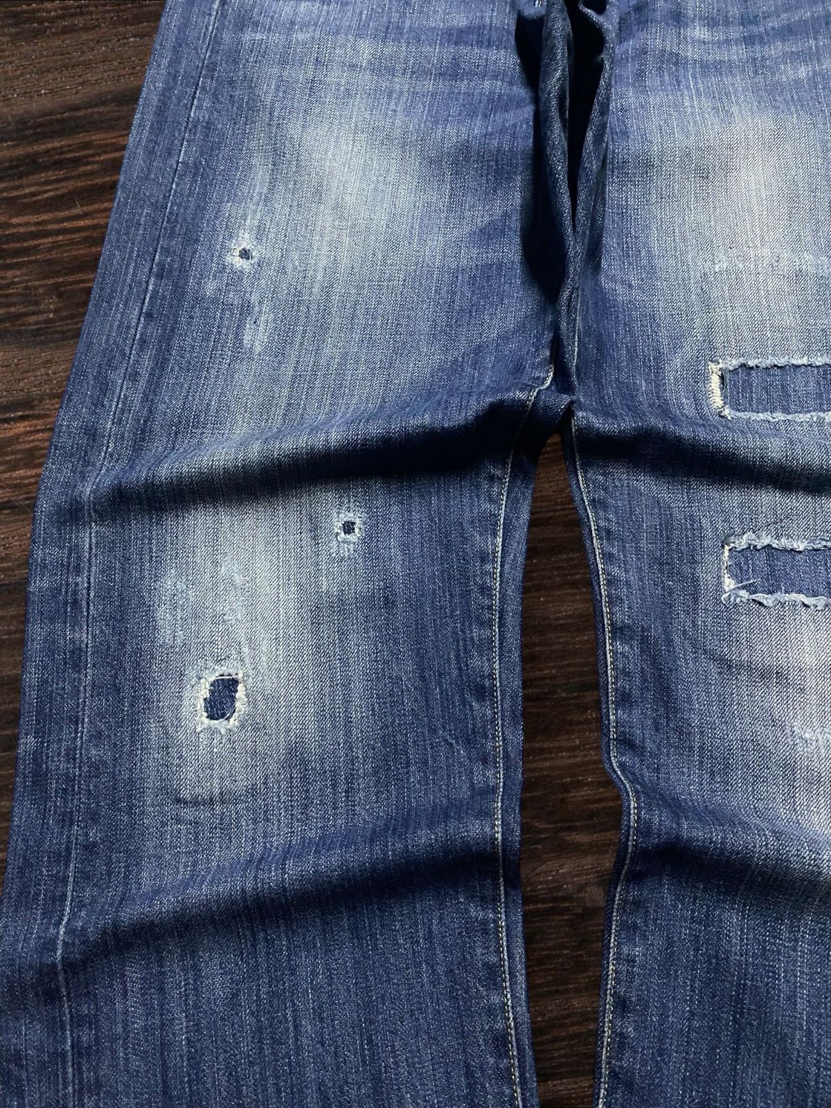 Japanese Brand Vintage Japanese Brand Niko And Faded Wash Distressed Slim Size US 32 / EU 48 - 7 Thumbnail