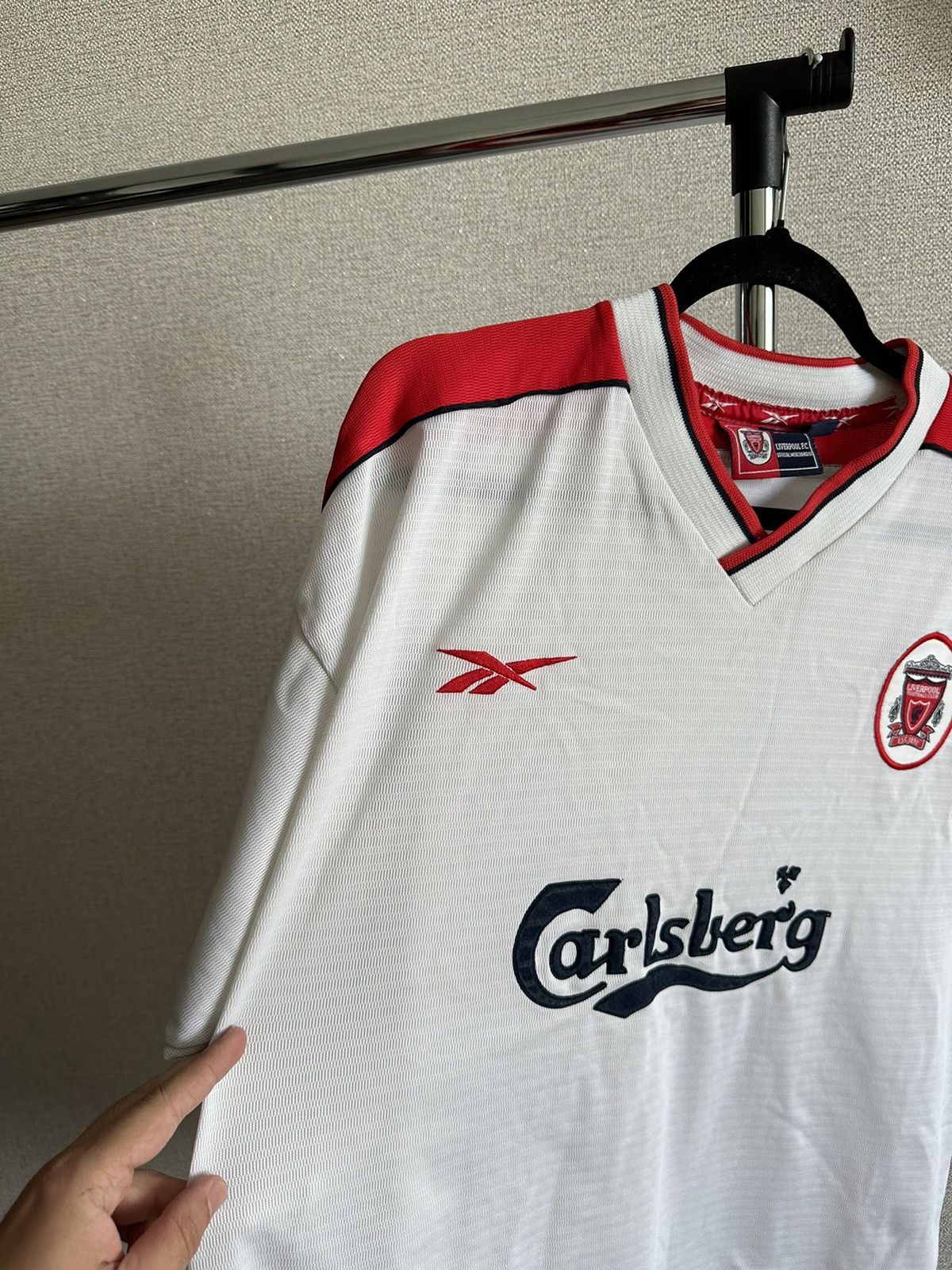 Reebok × Vintage 1998/99 Reebok Liverpool FC Away Vintage Soccer Jersey Size US XL / EU 56 / 4 - 3 Thumbnail