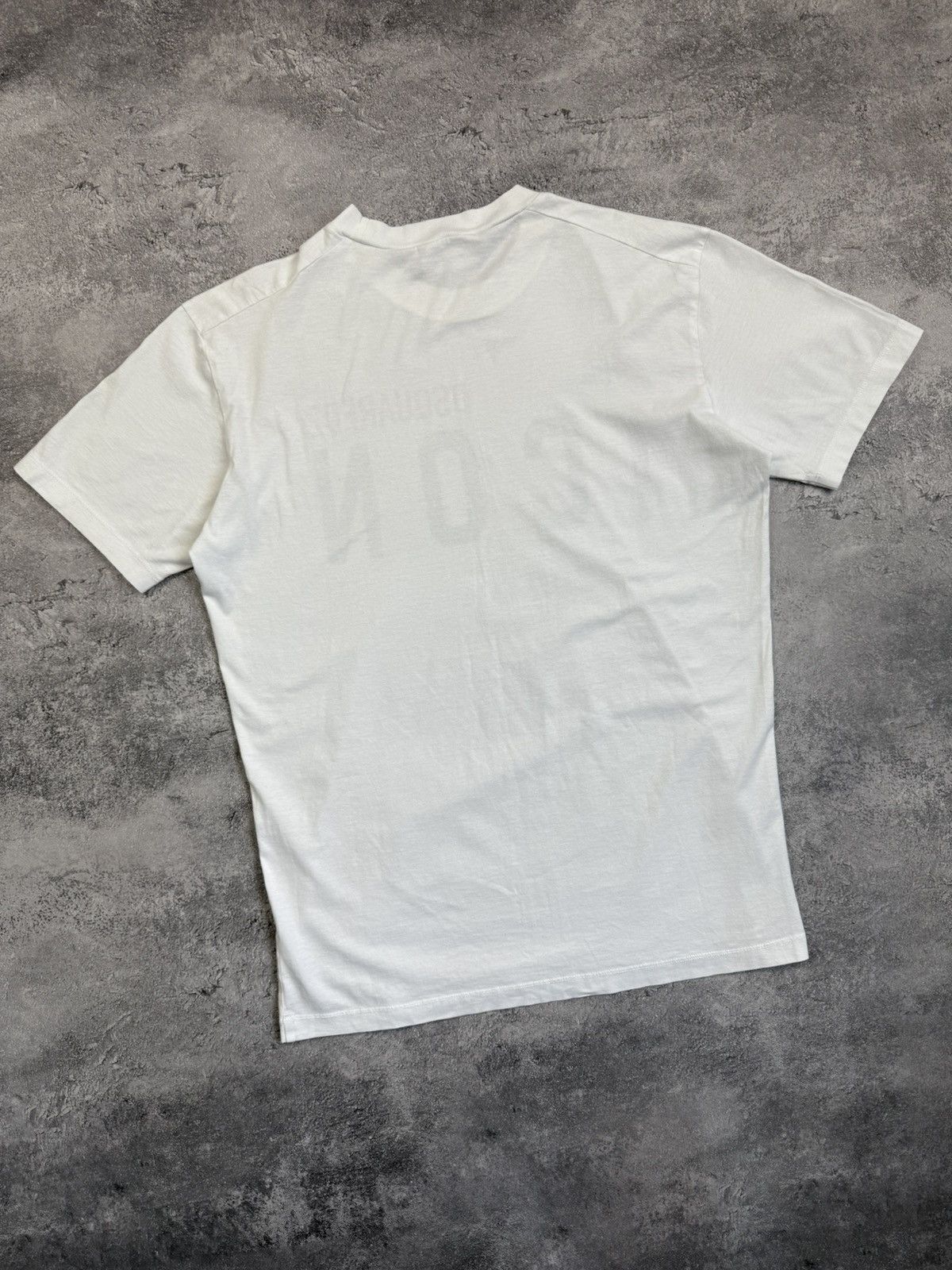 Dsquared2 Dsquared2 ICON Big Logo T-Shirt White Tee Y2K Streetwear Size US M / EU 48-50 / 2 - 14 Thumbnail