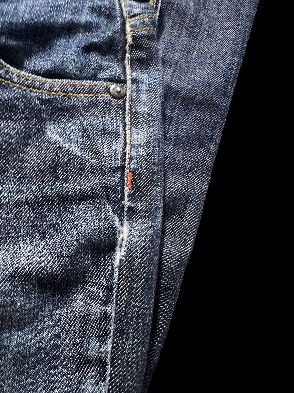 Japanese Brand × Vintage 💥Flare💥Vintage 90’s Style Dry Age Washed Jeans Size US 29 - 9 Thumbnail