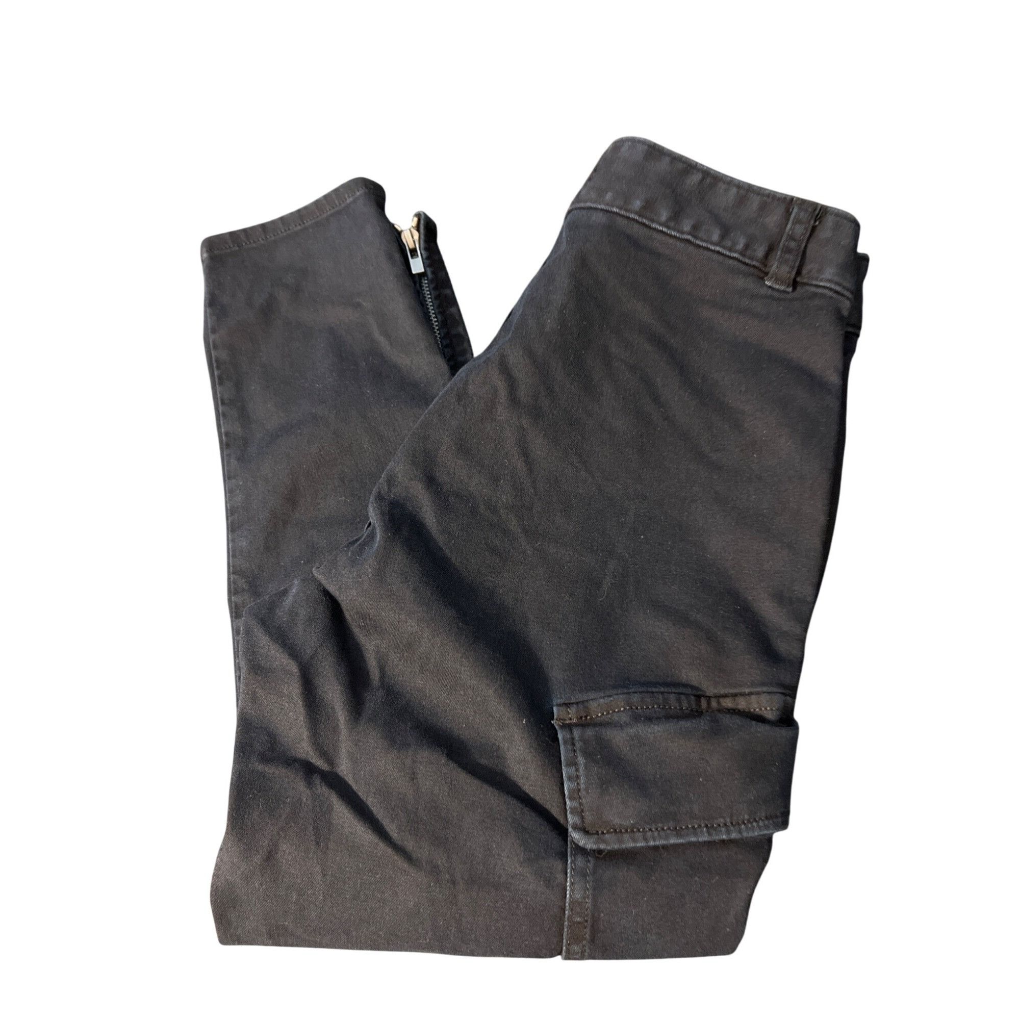 J Brand J Brand Mid Rise Skinny Jeans Dark Blue Denim Ankle Zippers Size 42" / US 20 - 5 Thumbnail
