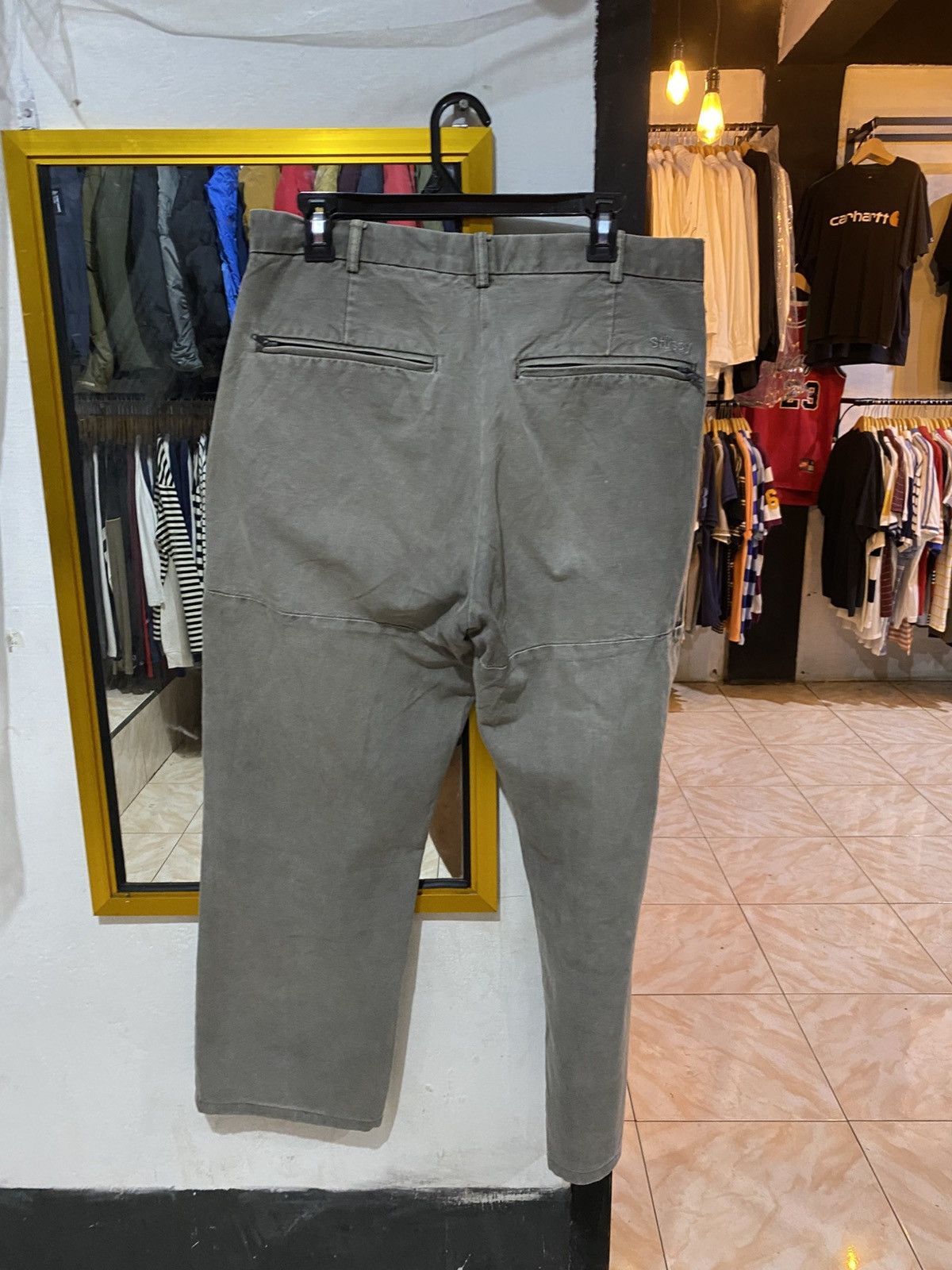 Stussy Vintage denim pants stussy Size US 33 - 2 Thumbnail