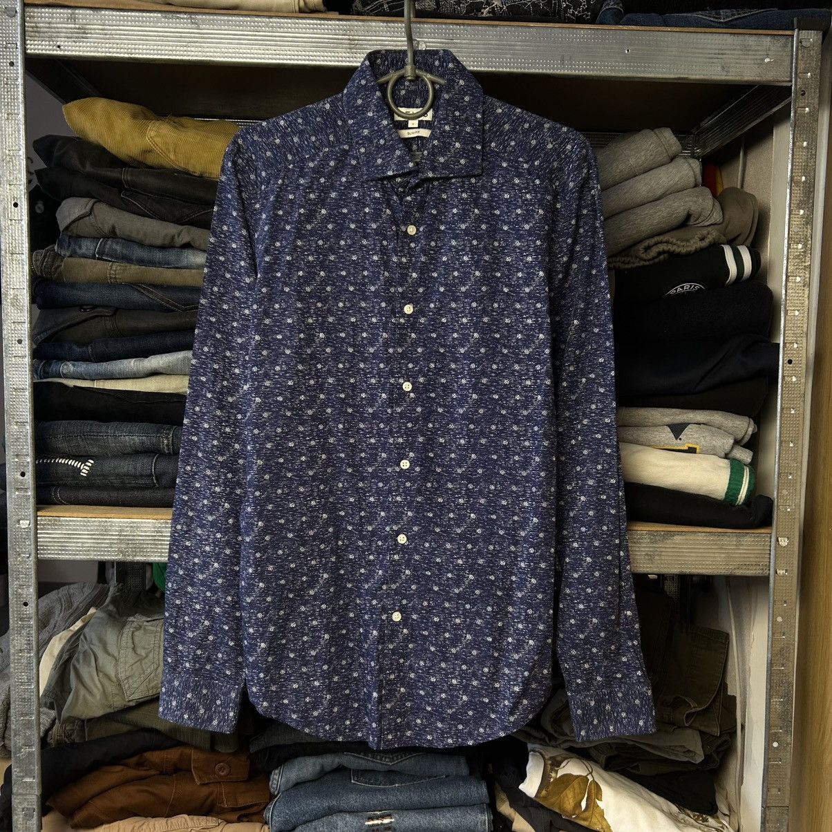 Reiss Designer Reiss Graphic streetwear y2k button shirt Size US S / EU 44-46 / 1 - 1 Thumbnail