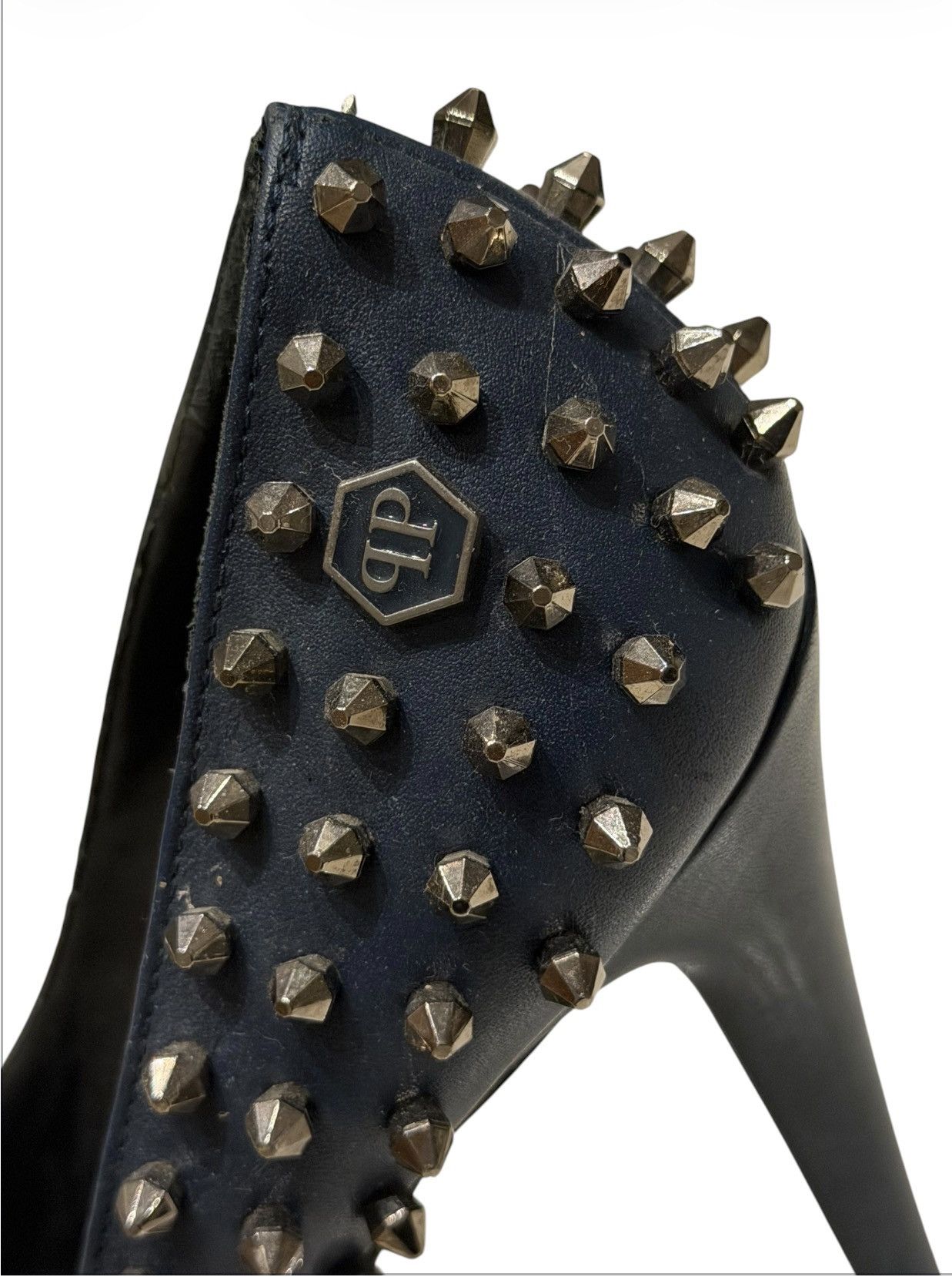 Philipp Plein Philipp Plein Studded Platform Heels – Black – New Size US 9 / IT 39 - 5 Thumbnail