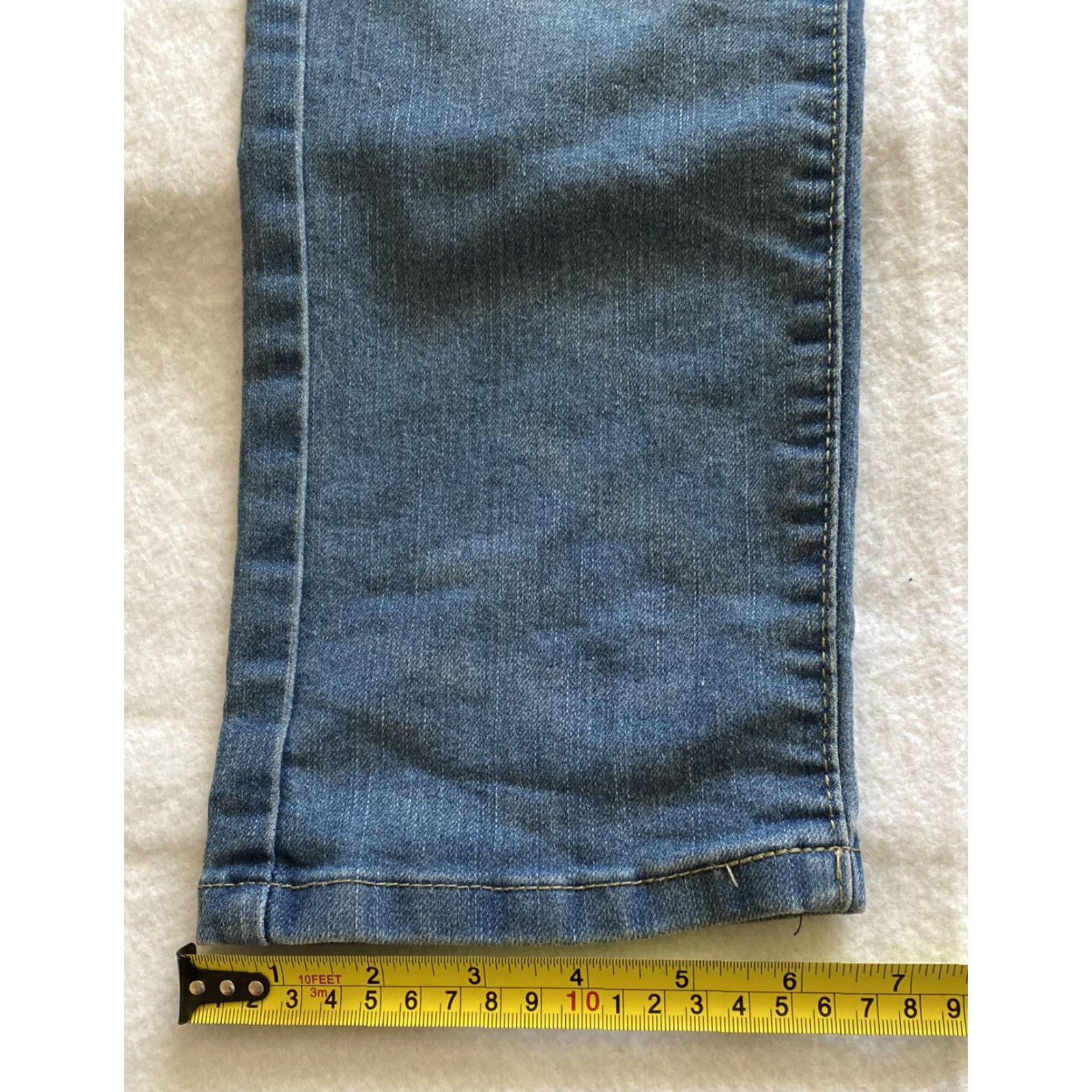 Vintage Aéropostale Jeans Men’s 32x30 Skinny Denim Blue Medium Slim Fit 5-Pocket Zip Closure Belt Loops Distressed Modern 2010-2019 Mens Size US 32 / EU 48 - 5 Thumbnail