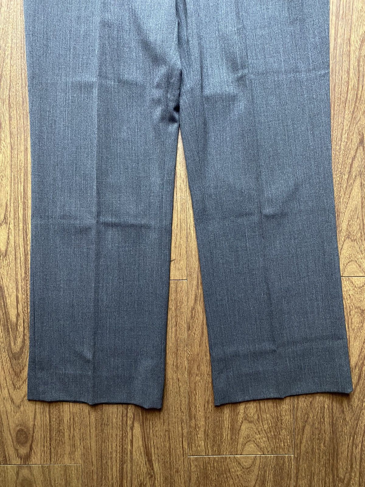 Jil Sander × Raf Simons 2000s Grey Woolblend Trousers Size US 31 - 3 Thumbnail