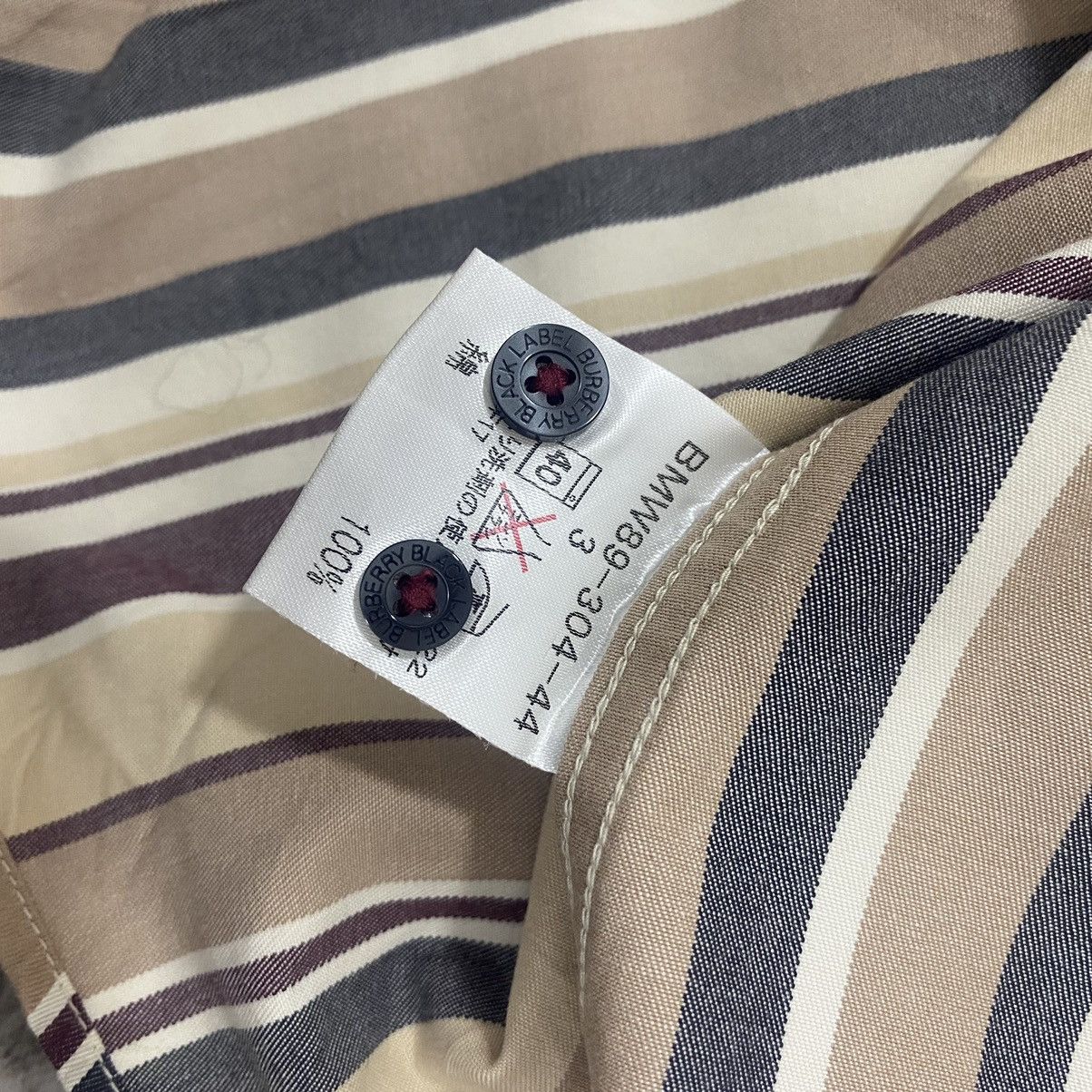 Burberry Burberry Beige Check Shirt Size US L / EU 52-54 / 3 - 10 Thumbnail