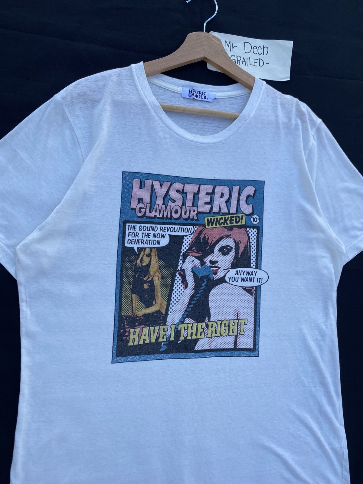 Hysteric Glamour Rare Vintage Hysteric Glamour Sexy Women Wicked Tshirt Size US M / EU 48-50 / 2 - 6 Thumbnail