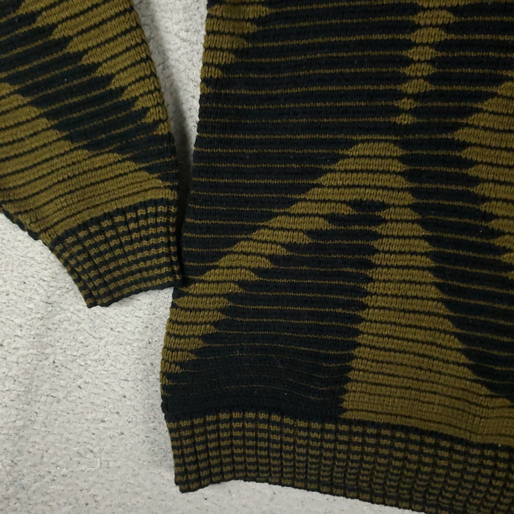 McGregor VINTAGE McGregor Sweater XL Brown Geometric Knit Crew Pullover Mens Size US XL / EU 56 / 4 - 3 Thumbnail