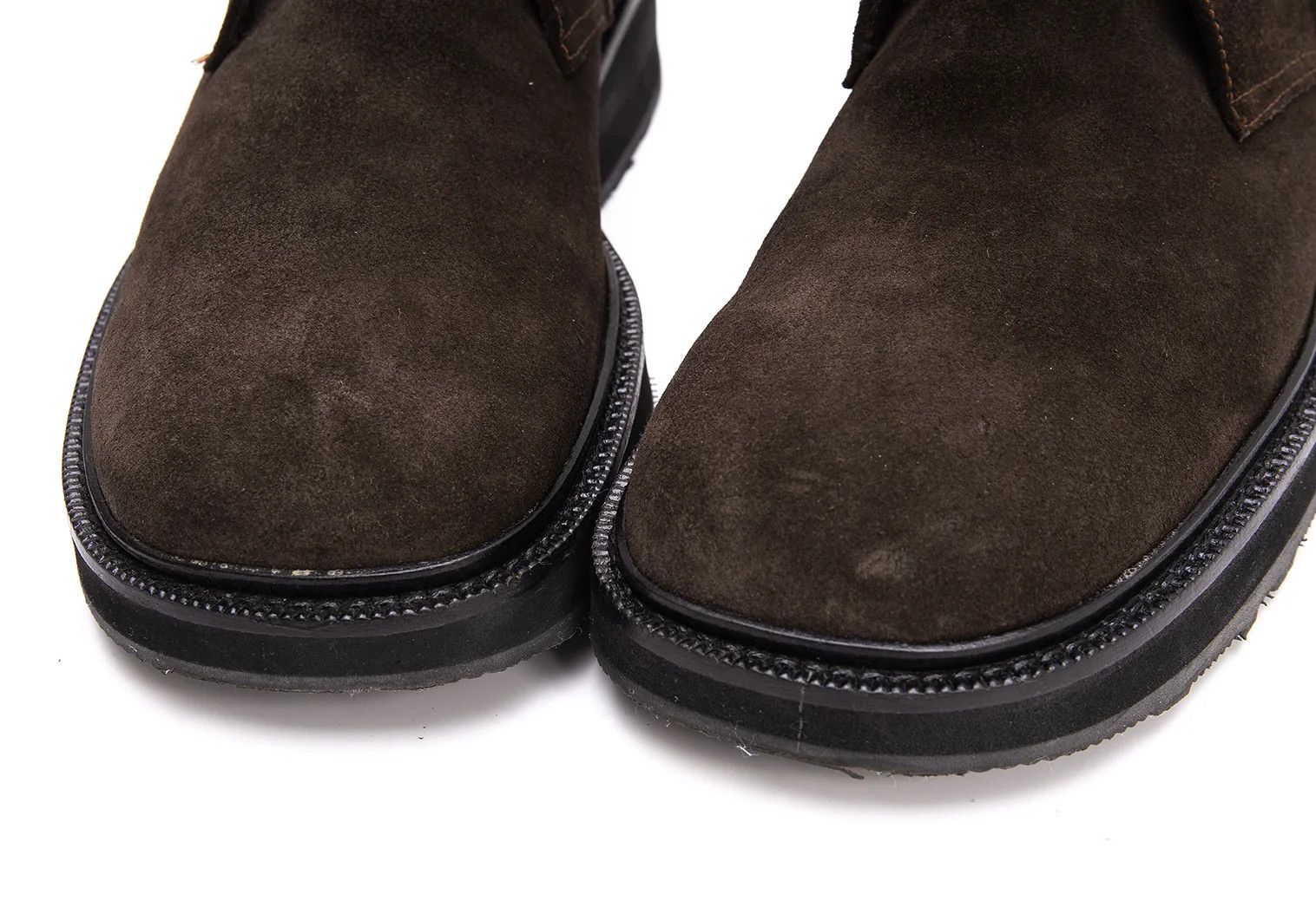 Emporio Armani Velcro Suede Boots in Dark Brown Size 41 (Approx. 25.5 cm) Size US 8 / EU 41 - 3 Thumbnail