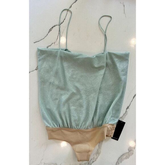 ALIX NYC Alix NYC NWT Dean Metallic Bodysuit in Blue/Green Size XS Size XS / US 0-2 / IT 36-38 - 3 Thumbnail